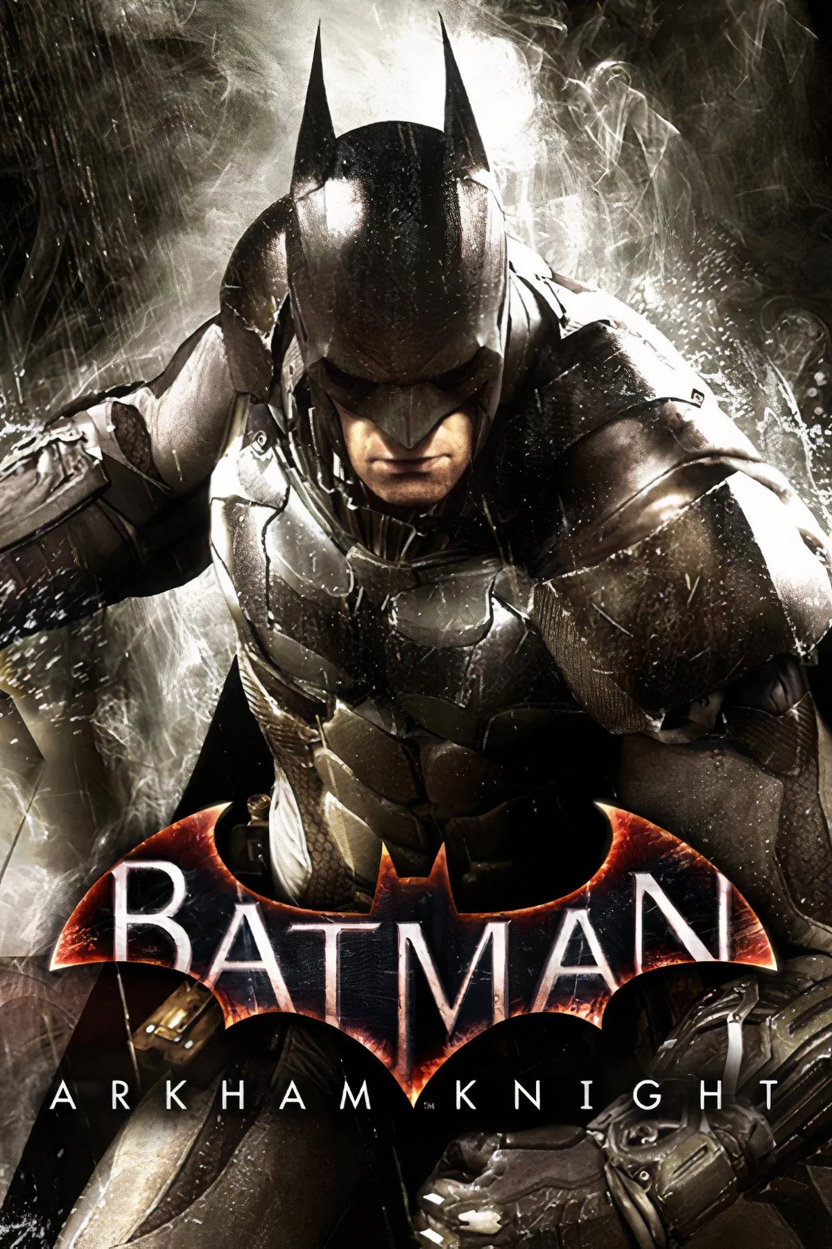 Giao diện game Batman: Arkham Knight với cảnh Batman đang chiến đấu trong môi trường đô thị