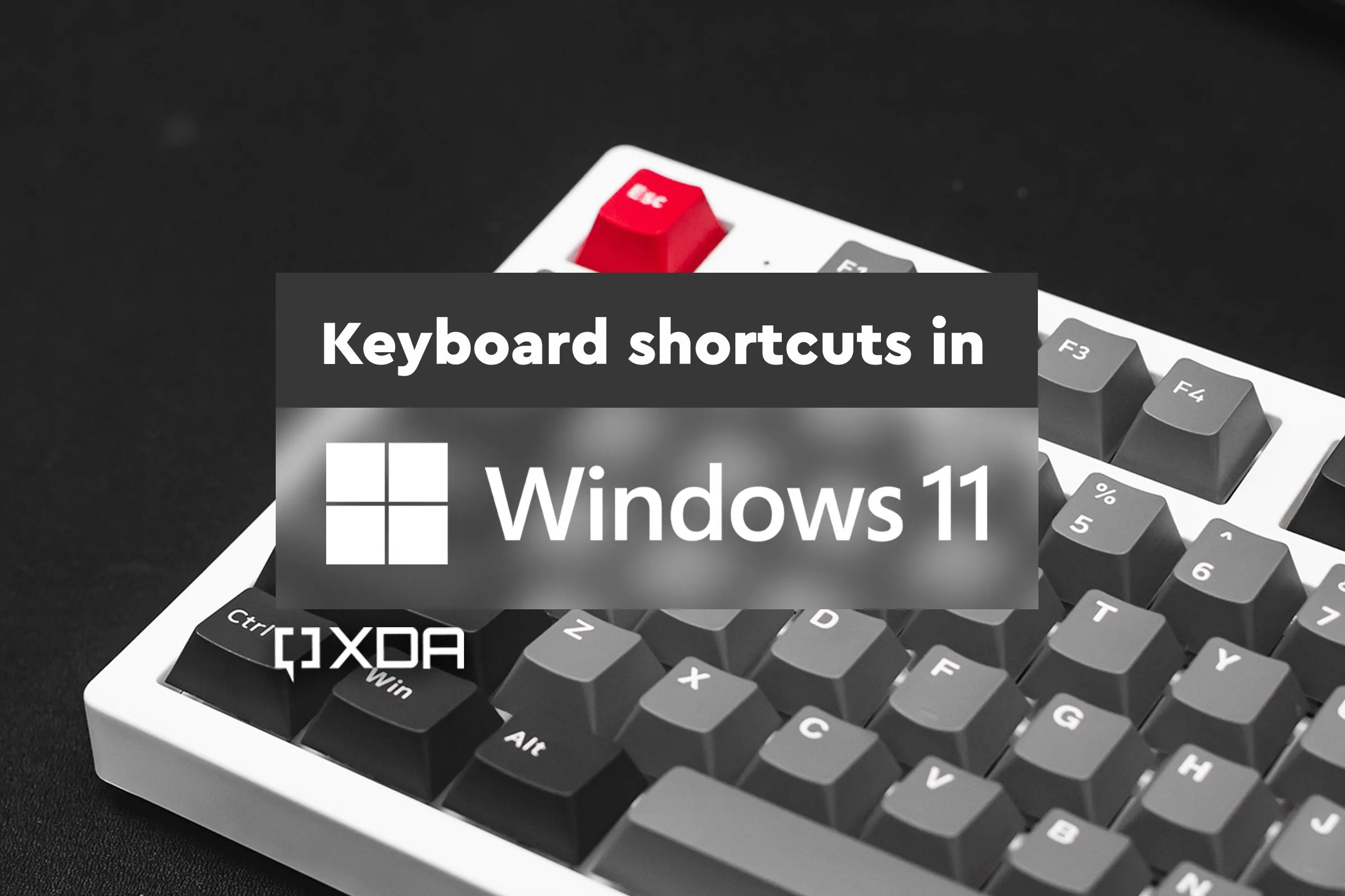 Hình ảnh bàn phím và màn hình minh họa các phím tắt quan trọng trong Windows 11, giúp tăng tốc thao tác hàng ngày