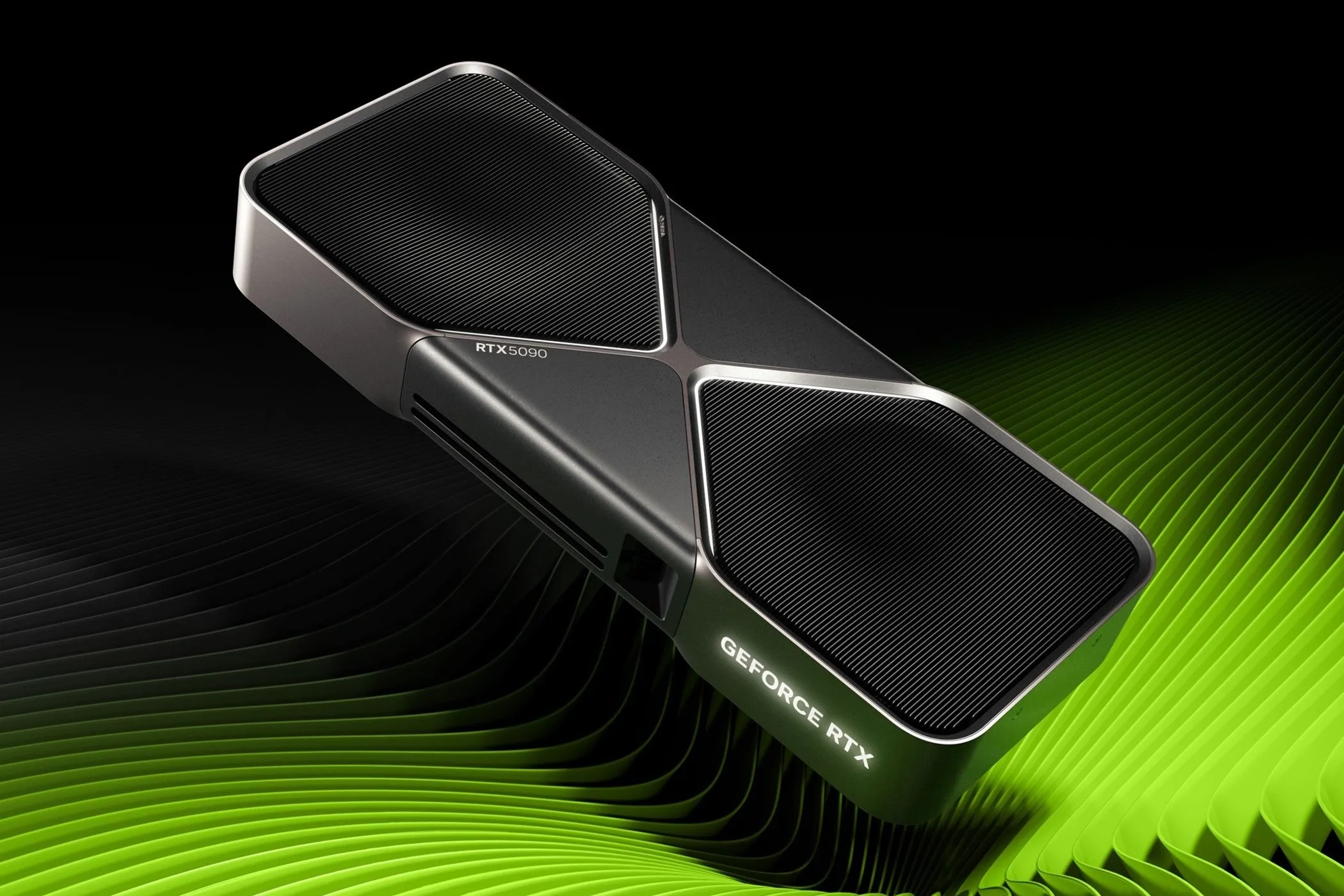 Hình ảnh card đồ họa Nvidia RTX 5090, đại diện cho dòng RTX 50-series hỗ trợ Smooth Motion