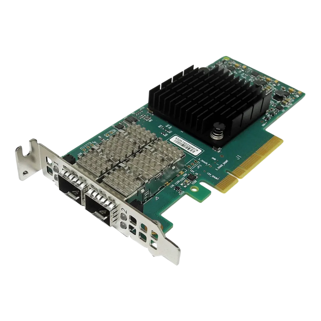 Hình ảnh card mạng Mellanox ConnectX-4, một lựa chọn hiệu quả cho nâng cấp mạng 10/25GbE với SFP+.