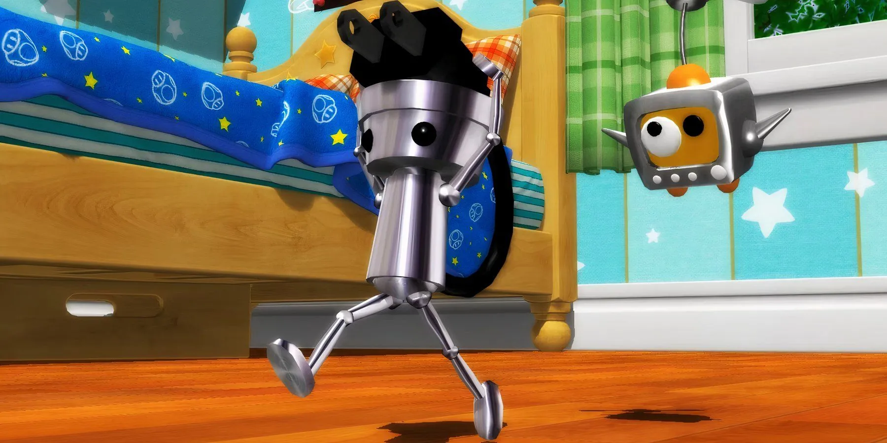 Hình ảnh chú robot Chibi-Robo từ game trên hệ máy GameCube
