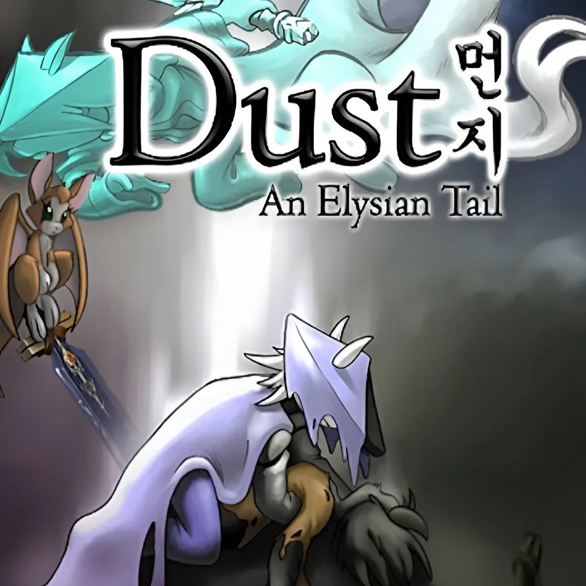 Hình ảnh game Dust: An Elysian Tail, giới thiệu nhân vật chính Dust và thế giới Falana mang phong cách RPG hành động