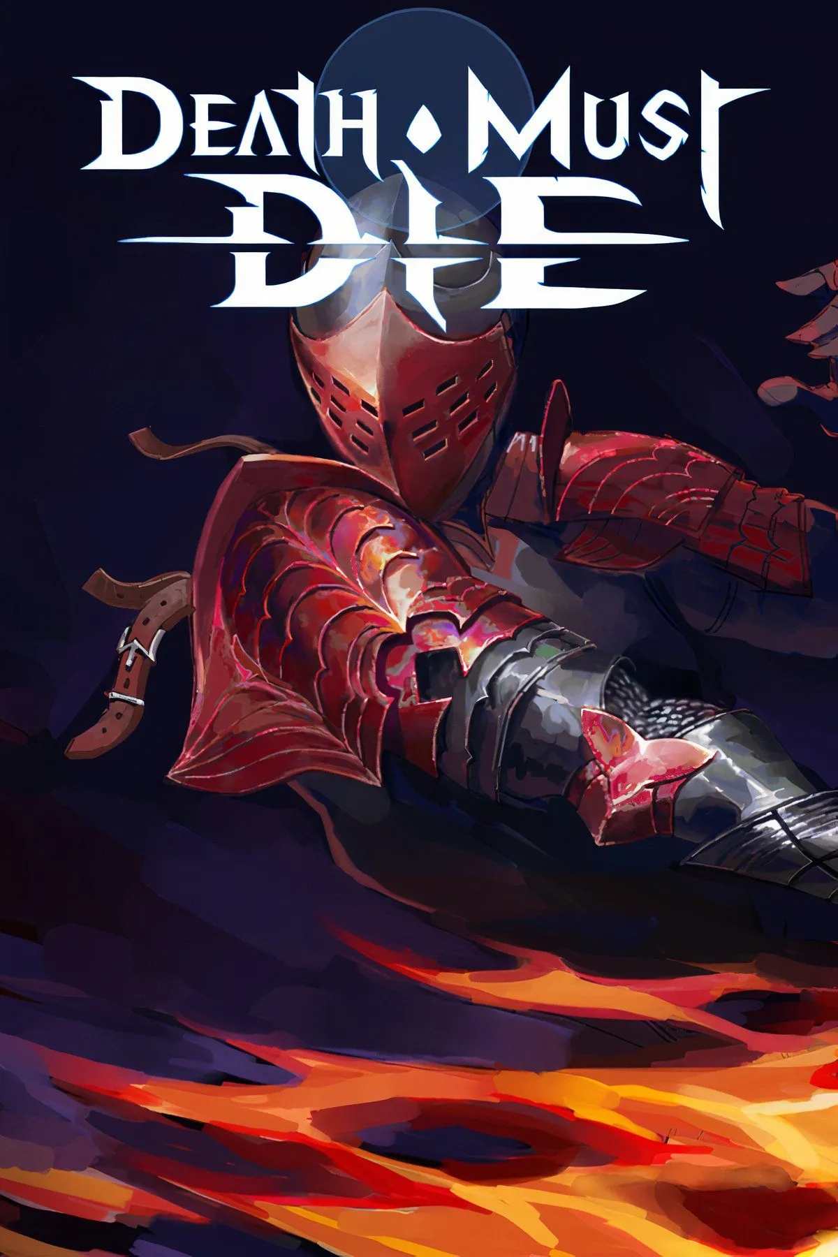Hình ảnh gameplay Death Must Die với góc nhìn từ trên xuống, nhân vật chính đang tấn công đám đông kẻ thù