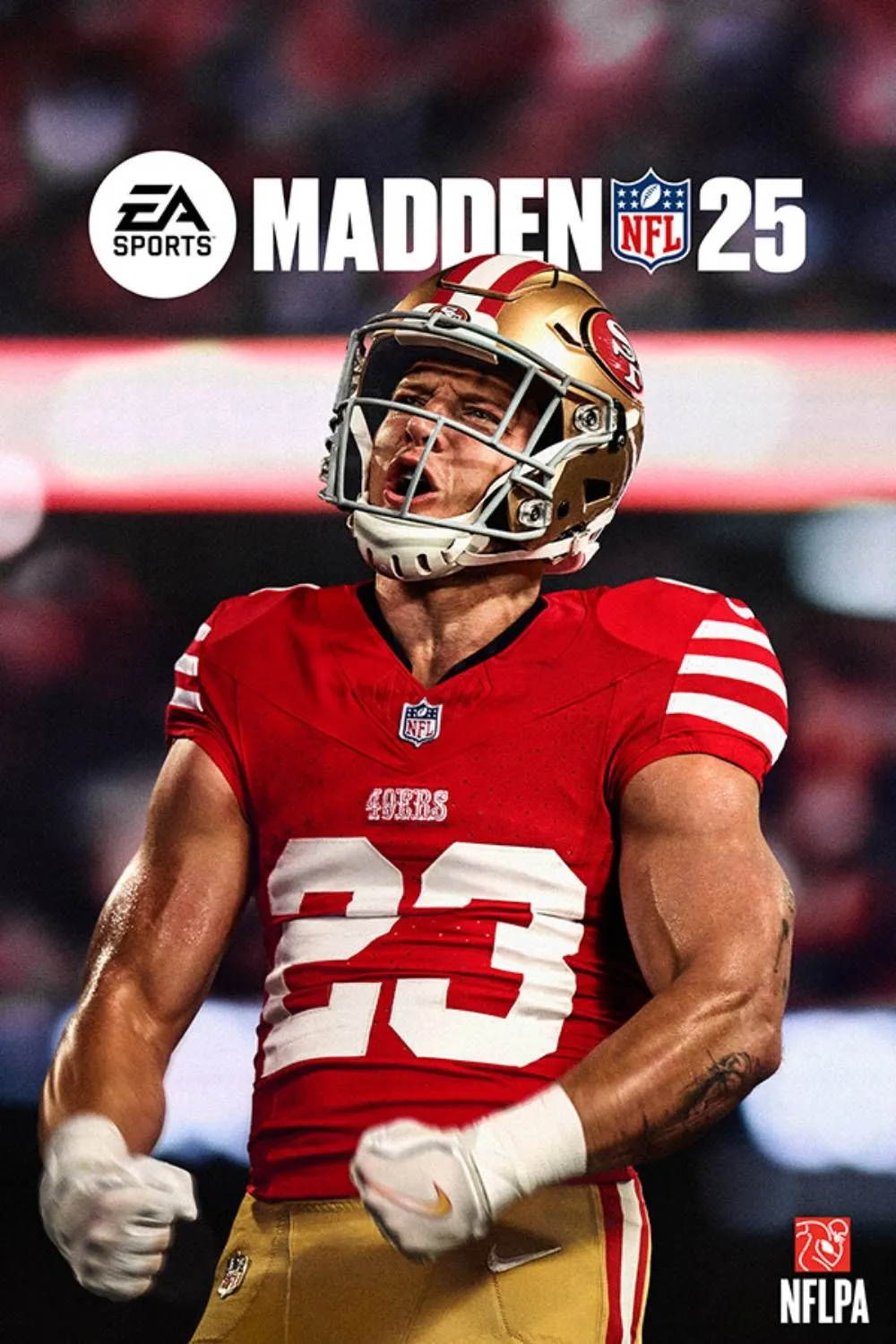Hình ảnh gameplay Madden NFL 25 thể hiện cầu thủ trên sân với đồ họa chi tiết
