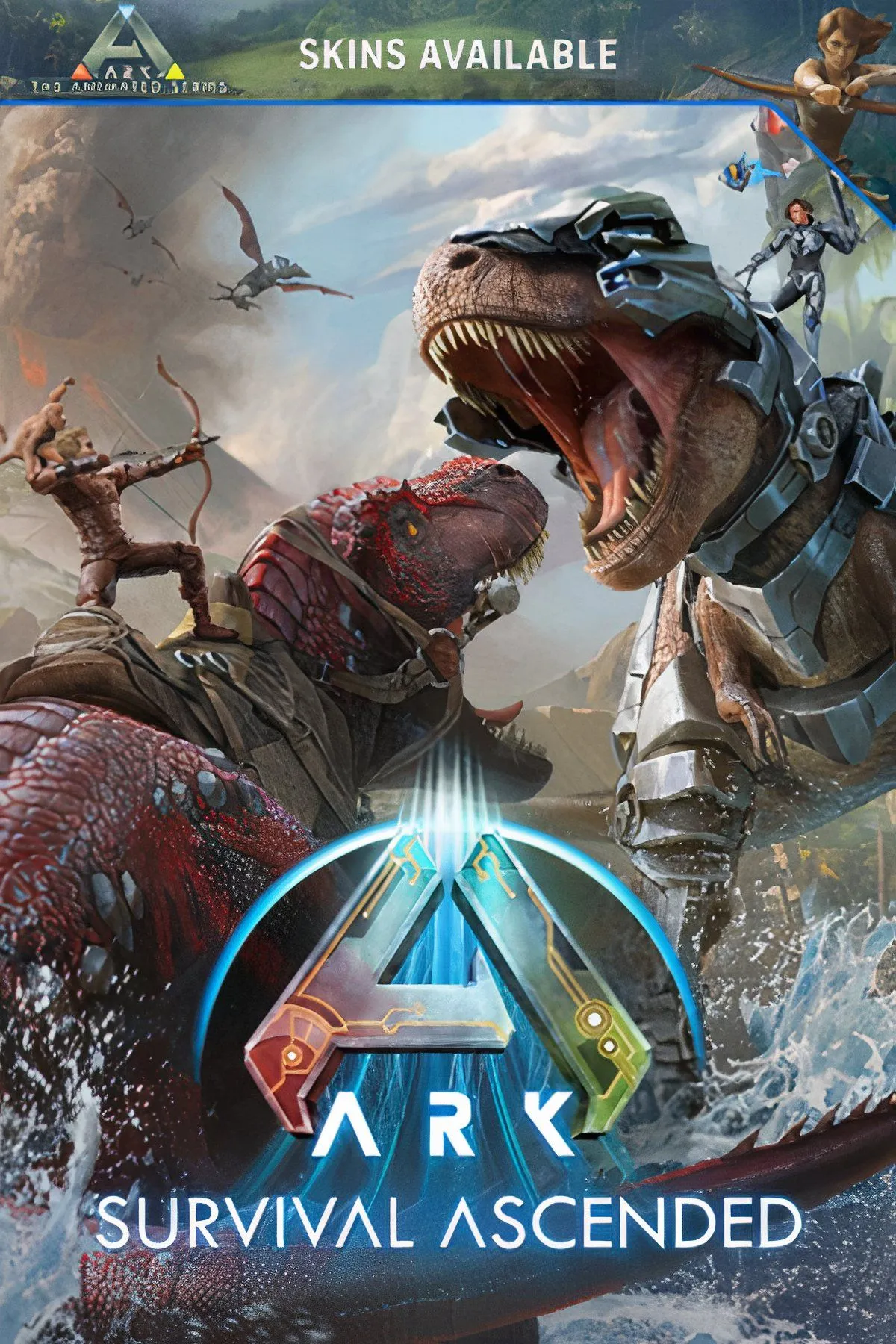 Hình ảnh hùng vĩ về thế giới khủng long và công trình trong Ark: Survival Ascended