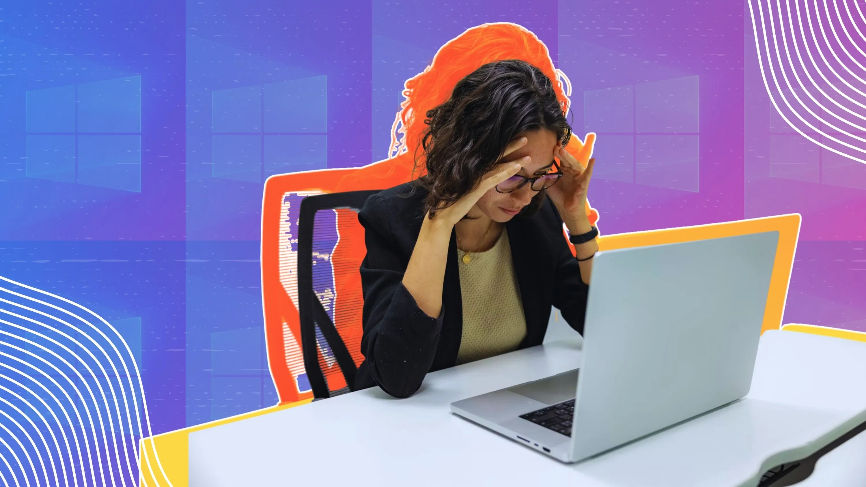Hình ảnh minh họa quá trình cập nhật và quản lý bản vá hệ thống Windows, biểu trưng cho sự phức tạp trong quản trị IT doanh nghiệp