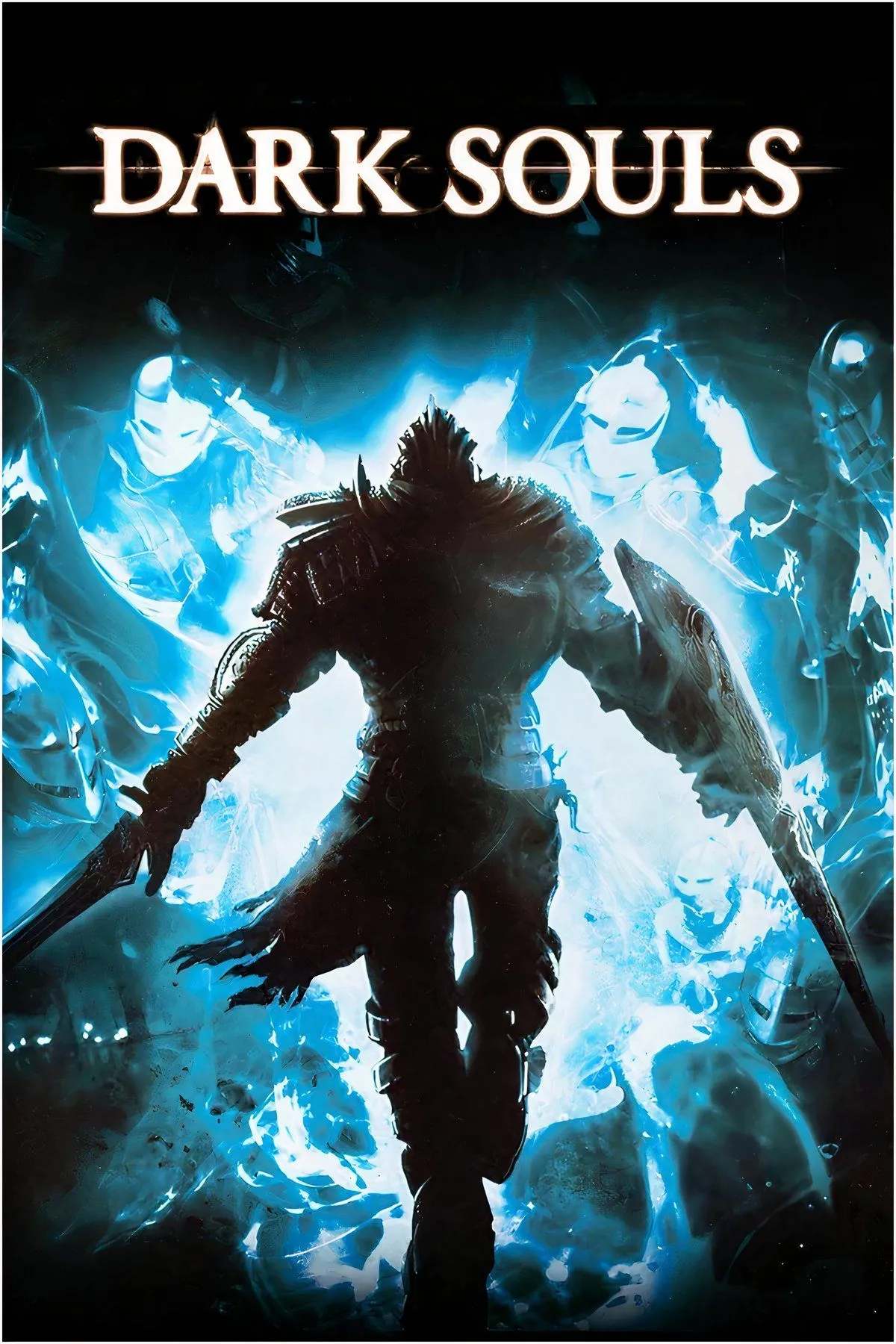 Hình ảnh một hiệp sĩ trong thế giới u ám của Dark Souls
