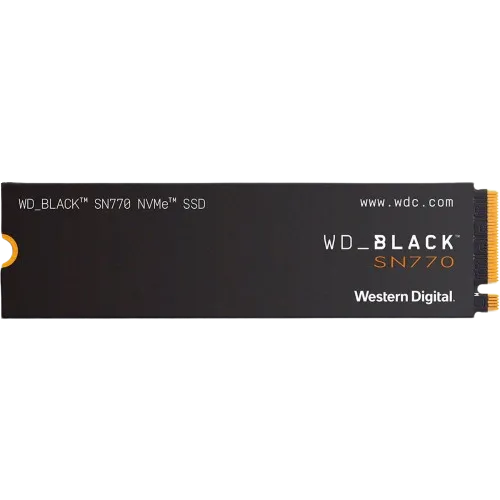 Hình ảnh render của ổ SSD WD Black SN770 1TB màu đen