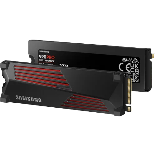 Hình ảnh render của Samsung 990 Pro phiên bản tản nhiệt