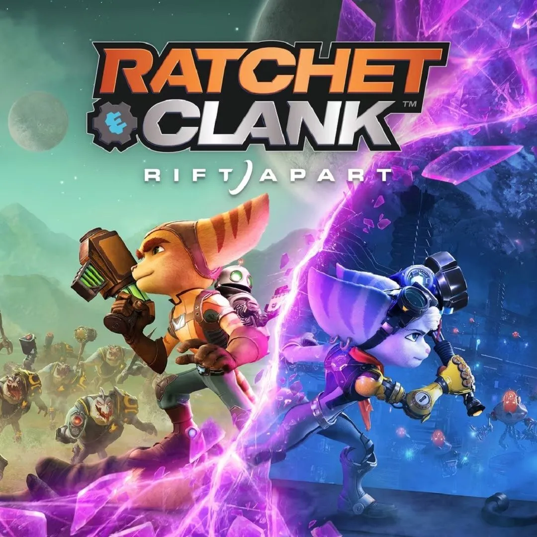 Hình ảnh sản phẩm game Ratchet &amp; Clank: Rift Apart, một tựa game platformer phiêu lưu với đồ họa sắc nét