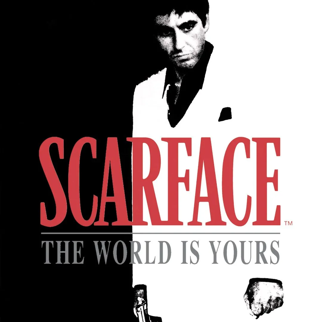 Hình ảnh sản phẩm game Scarface: The World Is Yours với nhân vật chính Tony Montana và bối cảnh hành động