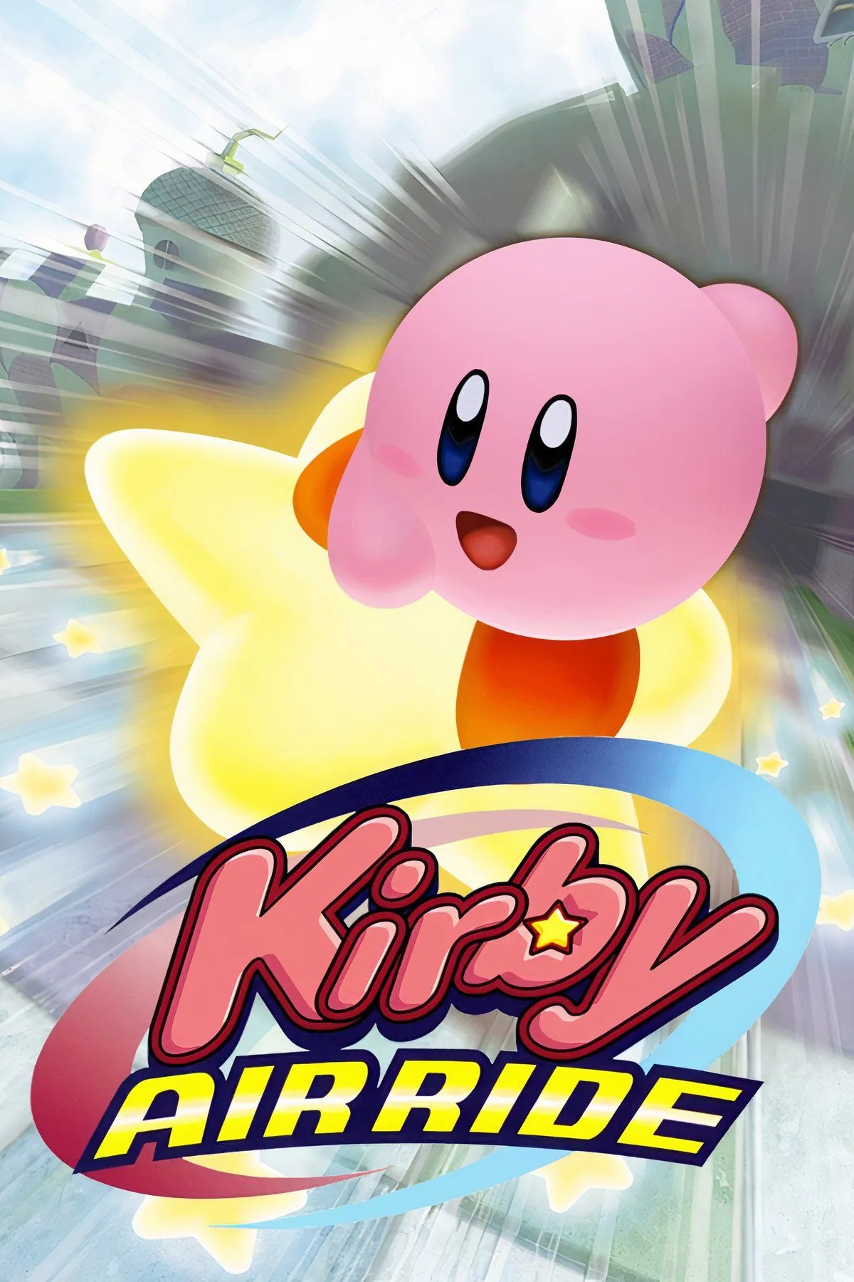 Hình ảnh tổng hợp gameplay và nhân vật của Kirby Air Ride
