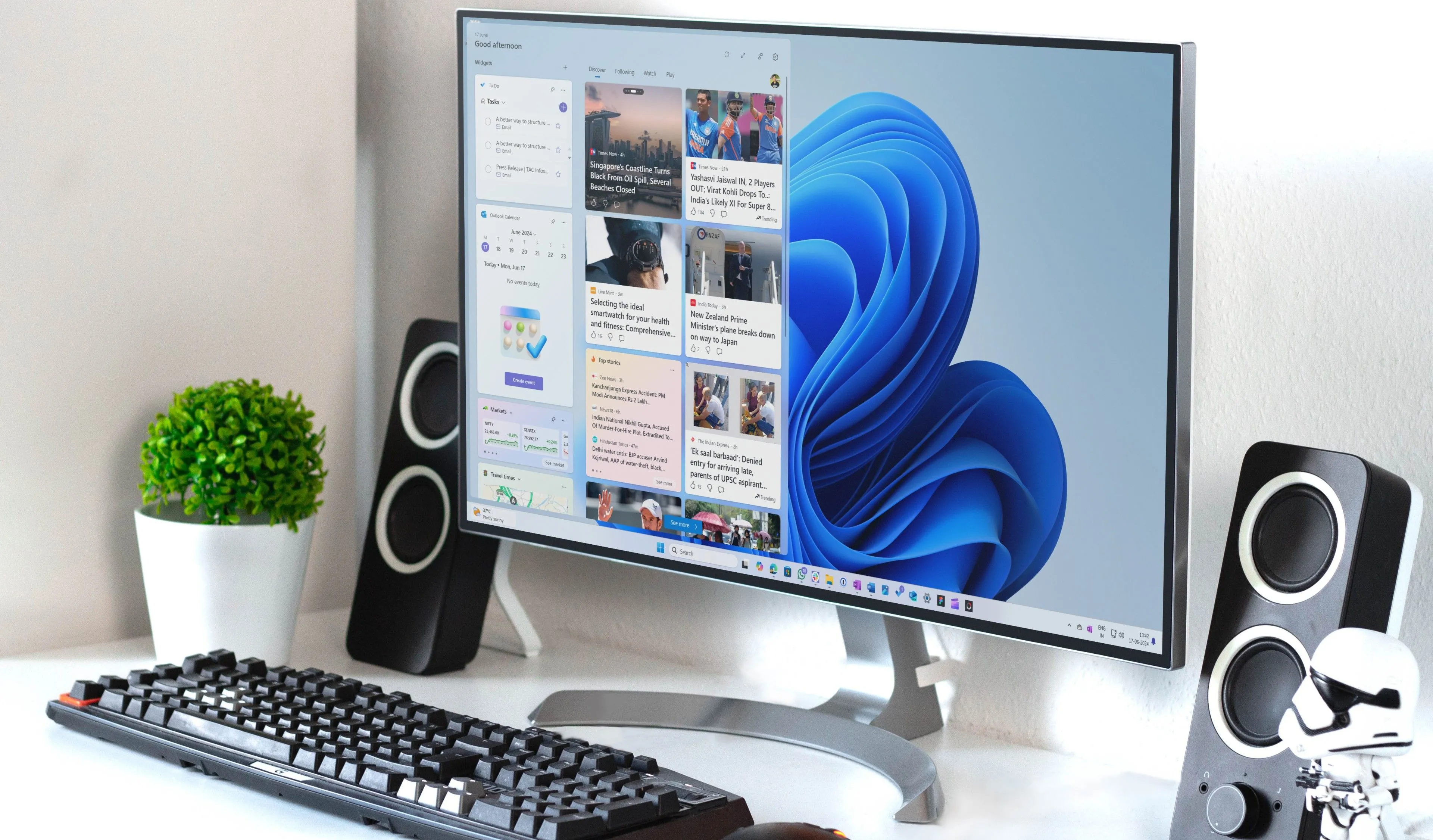 Hướng dẫn sử dụng widget trên Windows 11, hiển thị các tiện ích thông tin trên màn hình