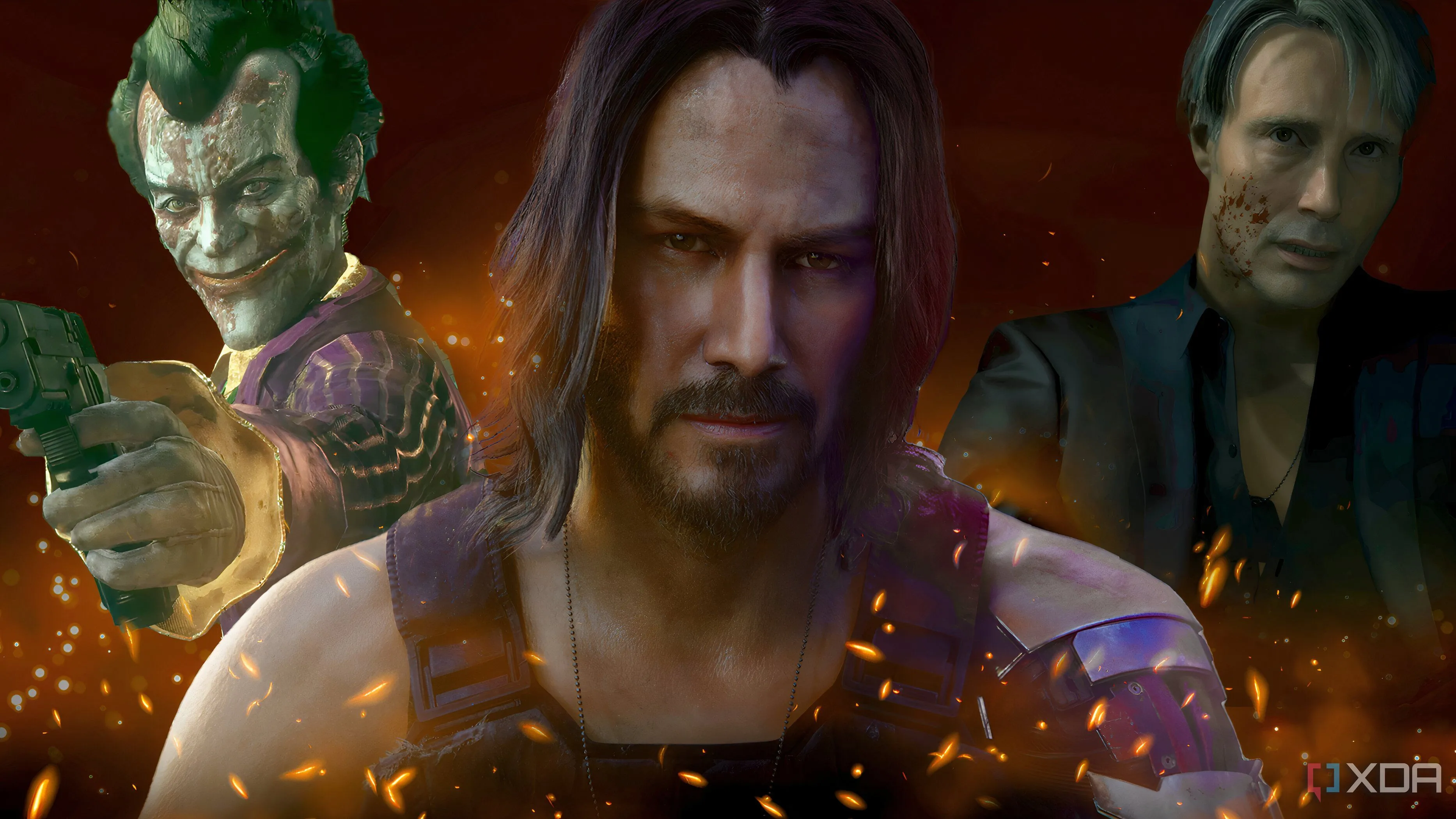 Johnny Silverhand, Joker và Cliff từ các tựa game nổi tiếng