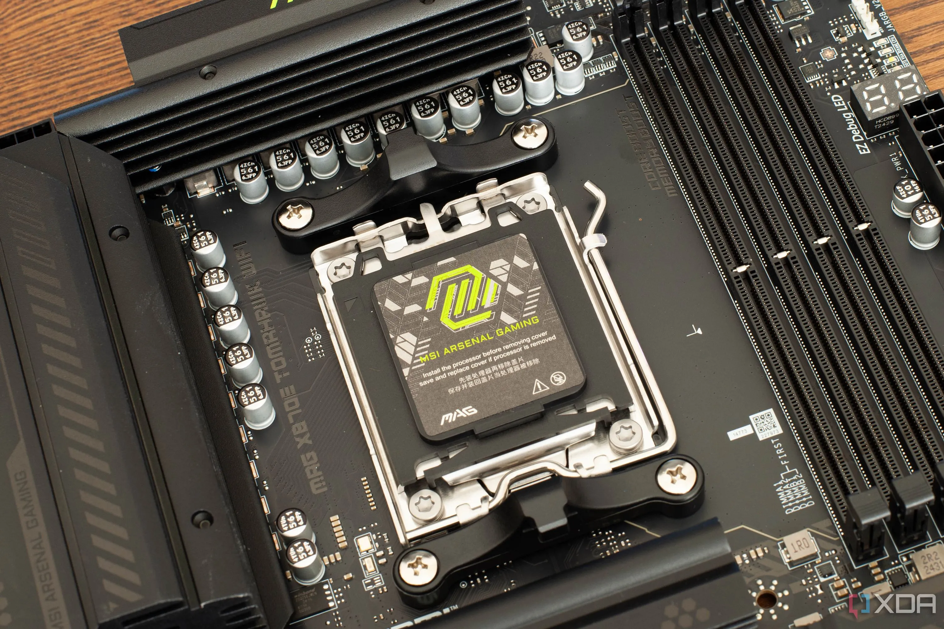 Khe cắm CPU trên bo mạch chủ MSI MAG X870E Tomahawk Wifi