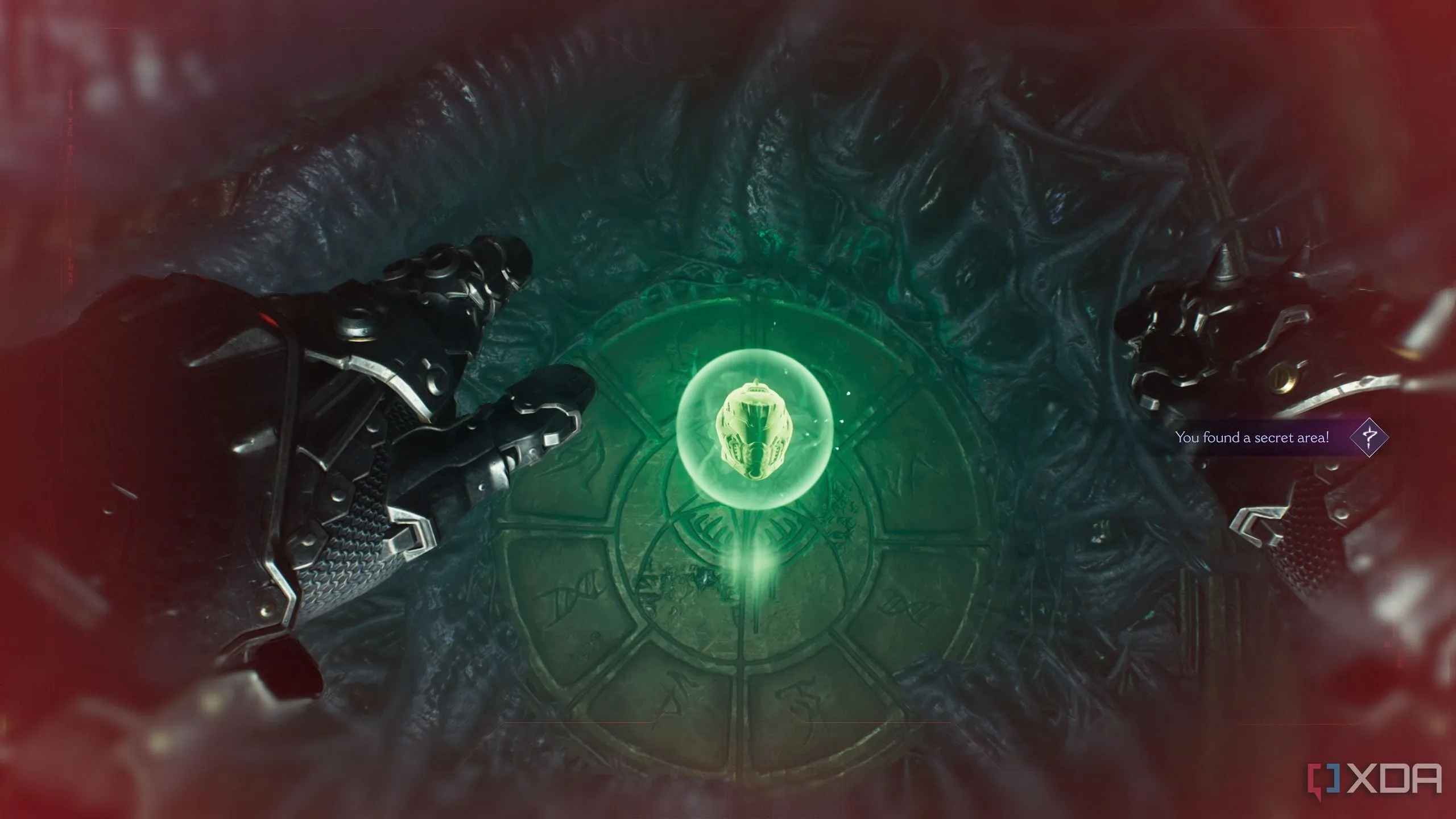 Khu vực bí mật 7 chứa Life Sigil và các thỏi vàng trong Doom The Dark Ages Chương 15