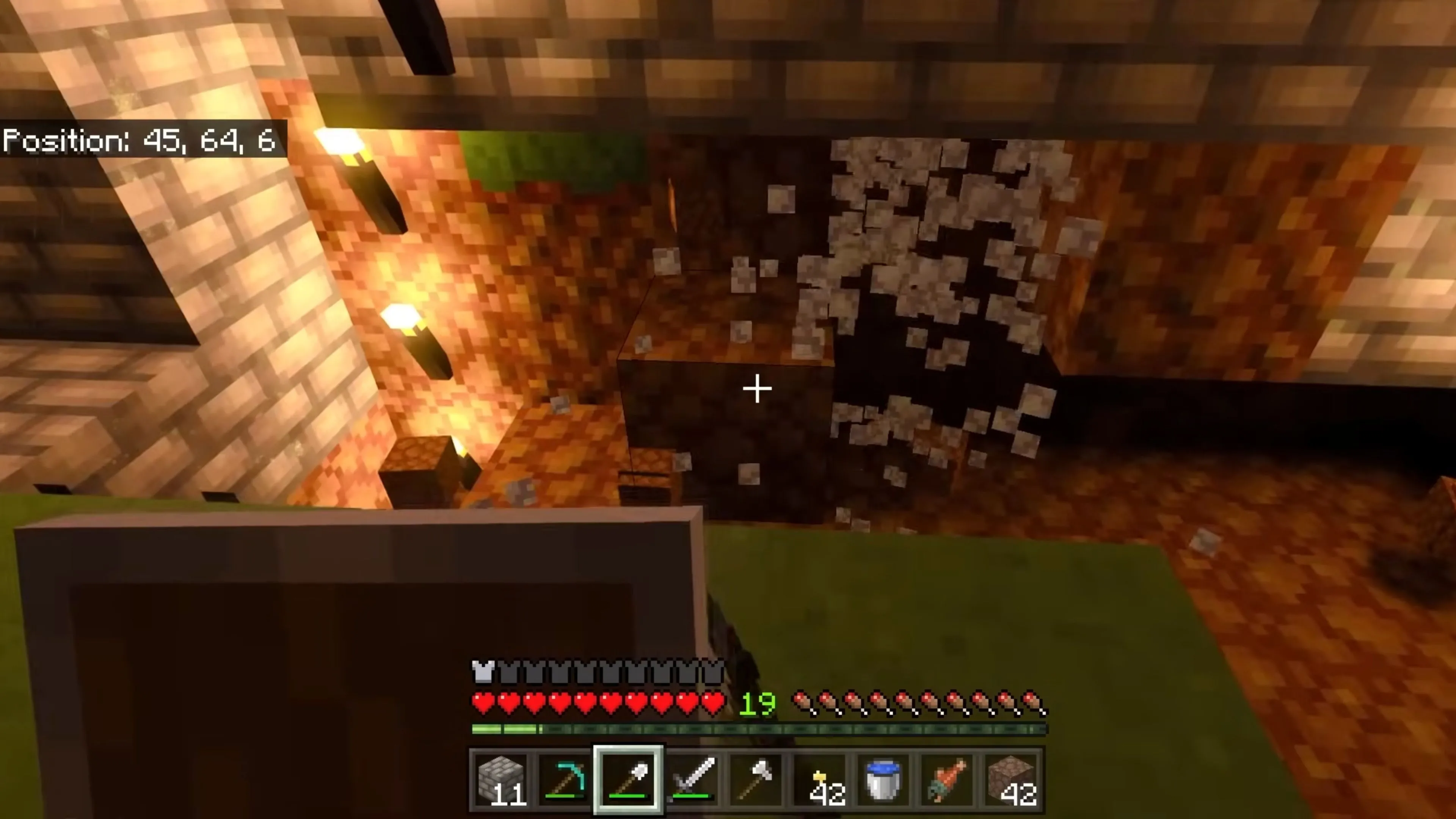 Kiến trúc phức tạp được xây dựng trong thế giới Minecraft
