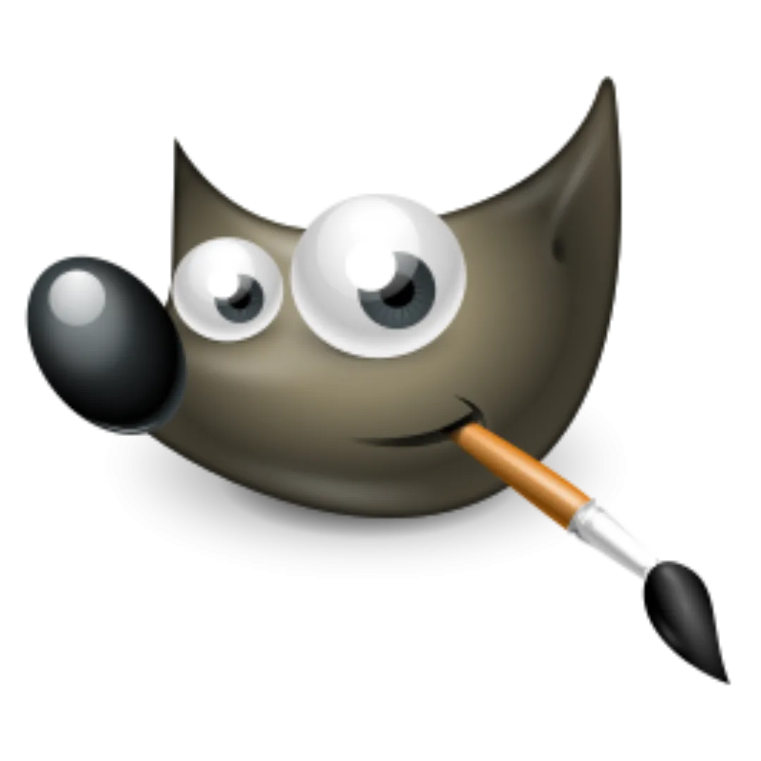 Logo chính thức của phần mềm chỉnh sửa ảnh GIMP (GNU Image Manipulation Program)