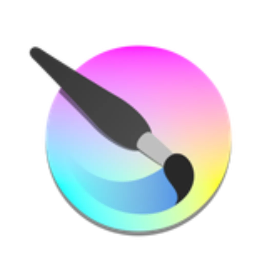 Logo Krita, biểu tượng của phần mềm minh họa và vẽ tranh kỹ thuật số mã nguồn mở