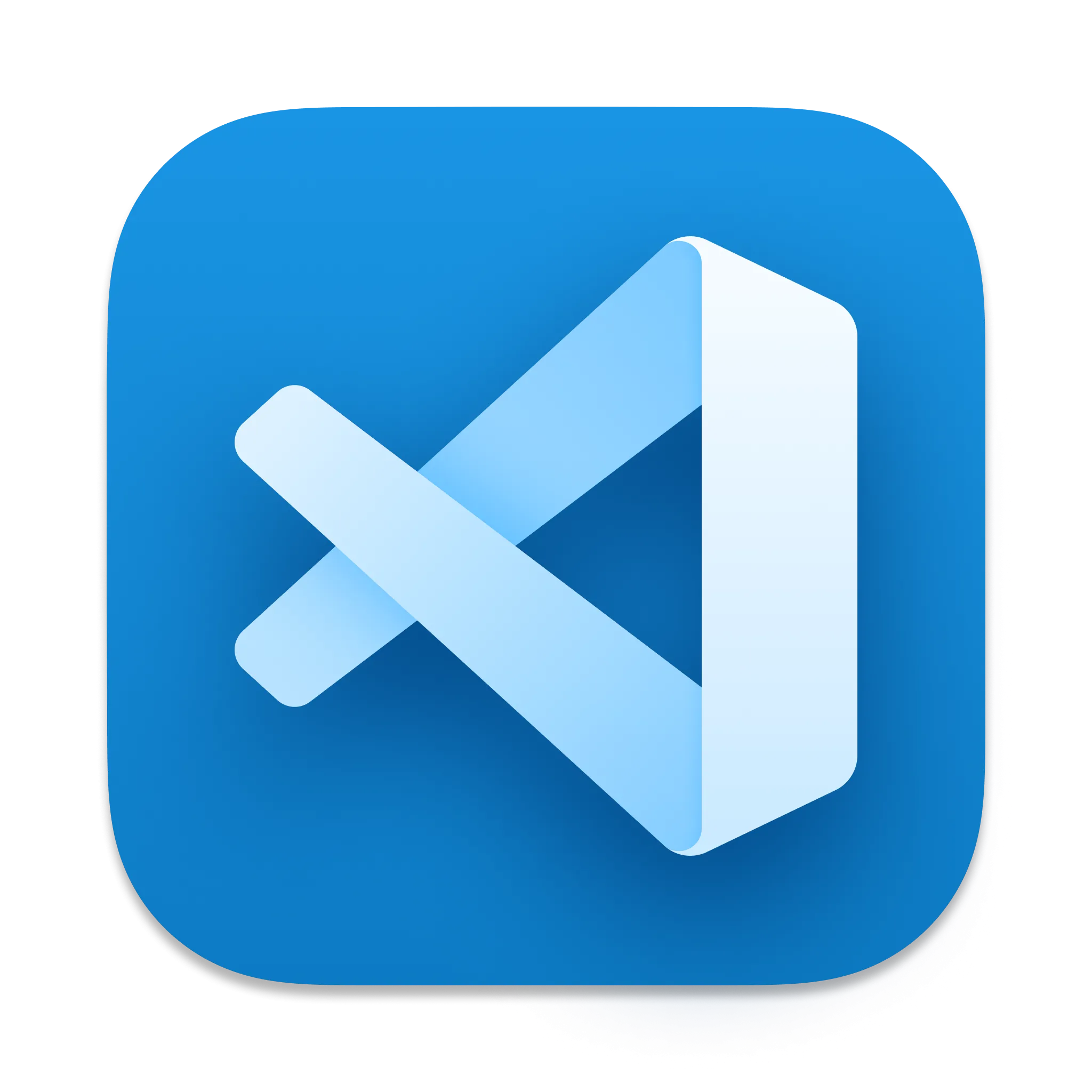 Logo Microsoft Visual Studio Code, biểu tượng của trình soạn thảo văn bản phổ biến