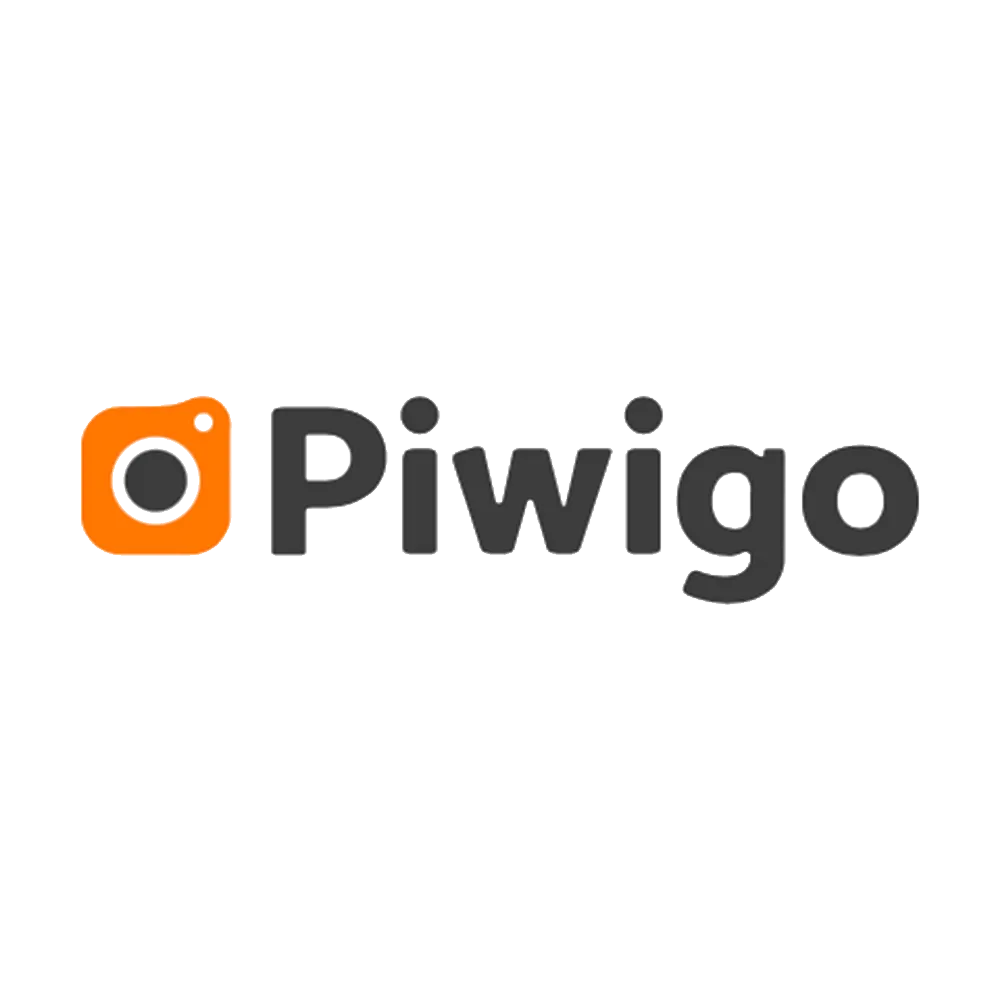 Logo Piwigo độc đáo với hình ảnh chim cánh cụt
