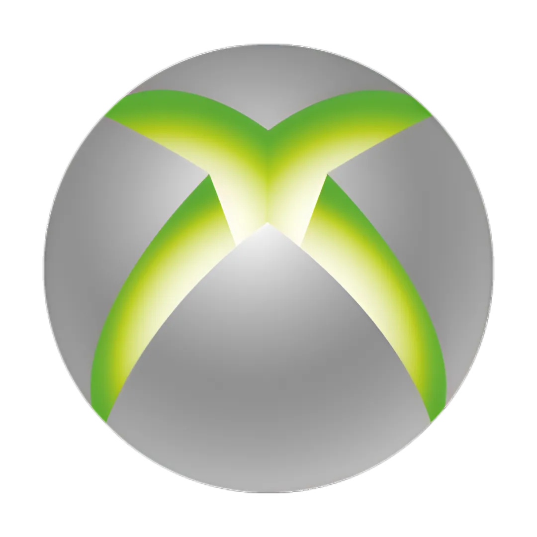 Logo Xbox 360, biểu tượng của thế hệ console thứ bảy với đồ họa chân thực và game online bùng nổ.