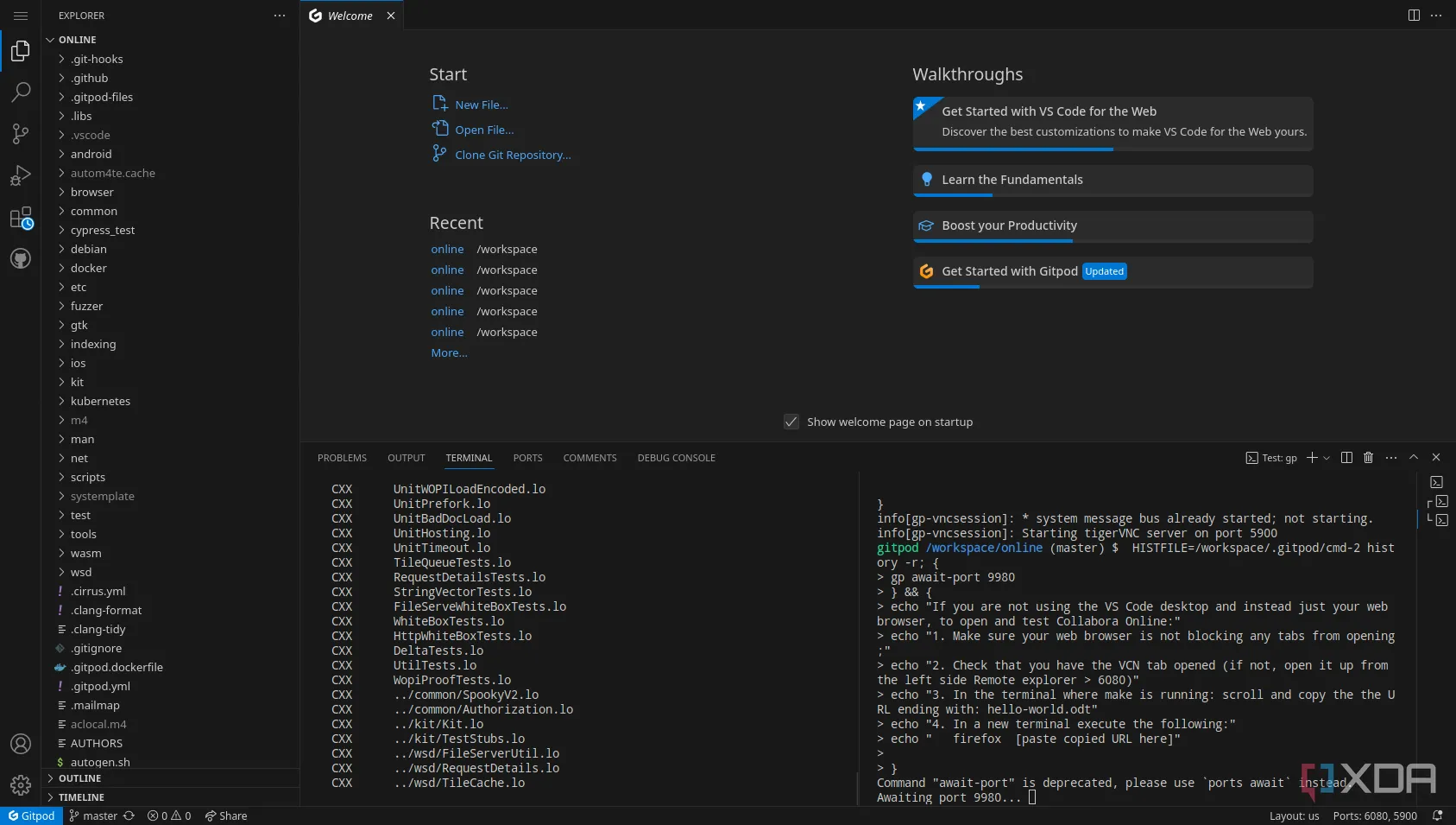 Mã nguồn backend của Collabora Online, thể hiện tính minh bạch của nền tảng mã nguồn mở.