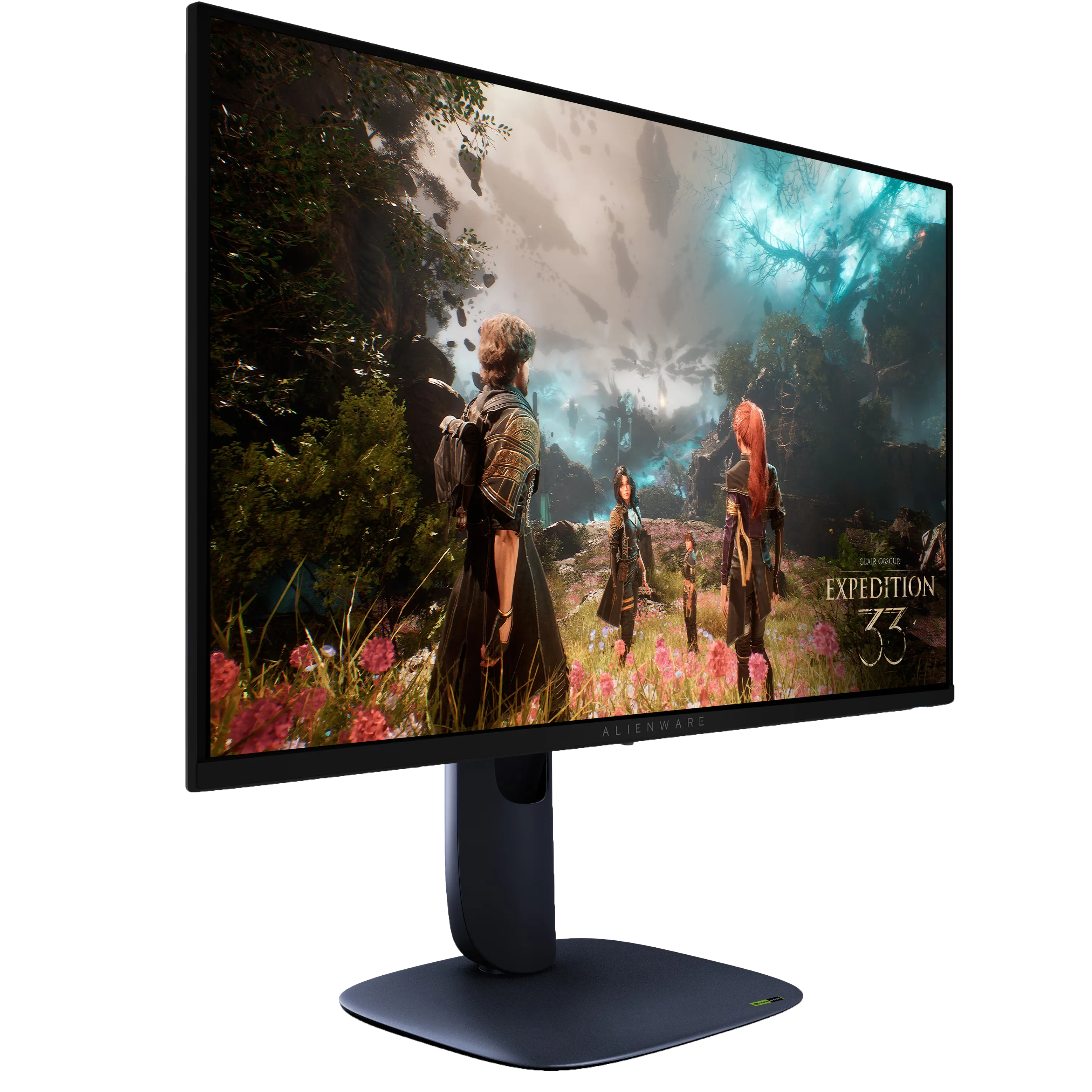 Màn hình Alienware AW2725Q QD-OLED với thiết kế sang trọng và viền mỏng.