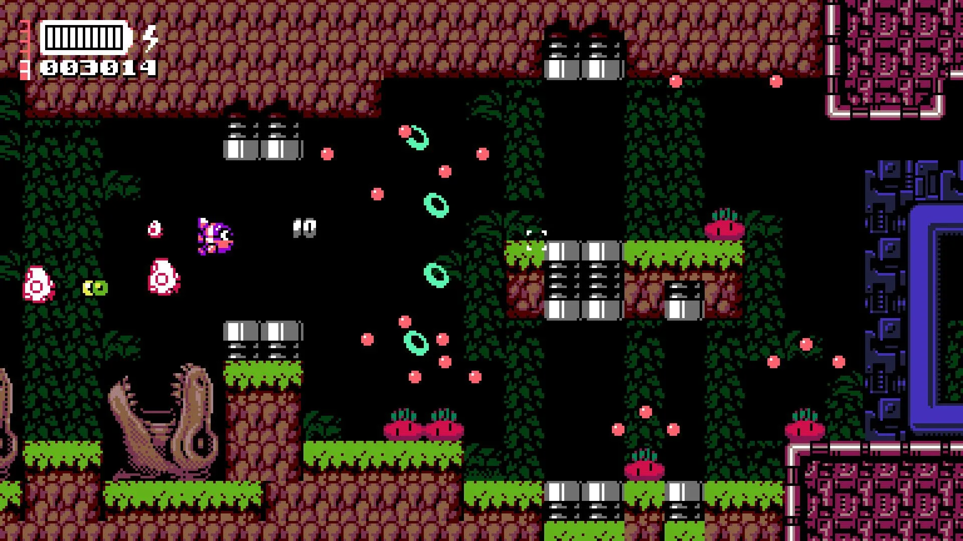 Màn hình chiến đấu của một game chiến thuật trong UFO 50, hiển thị các đơn vị và bản đồ chiến trường 8-bit.