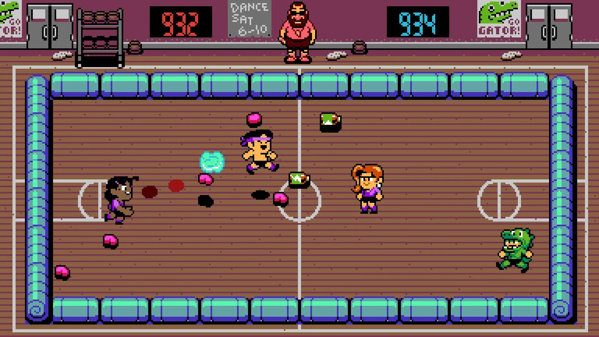 Màn hình lựa chọn game trong UFO 50, hiển thị nhiều tựa game khác nhau với phong cách pixel art cổ điển.