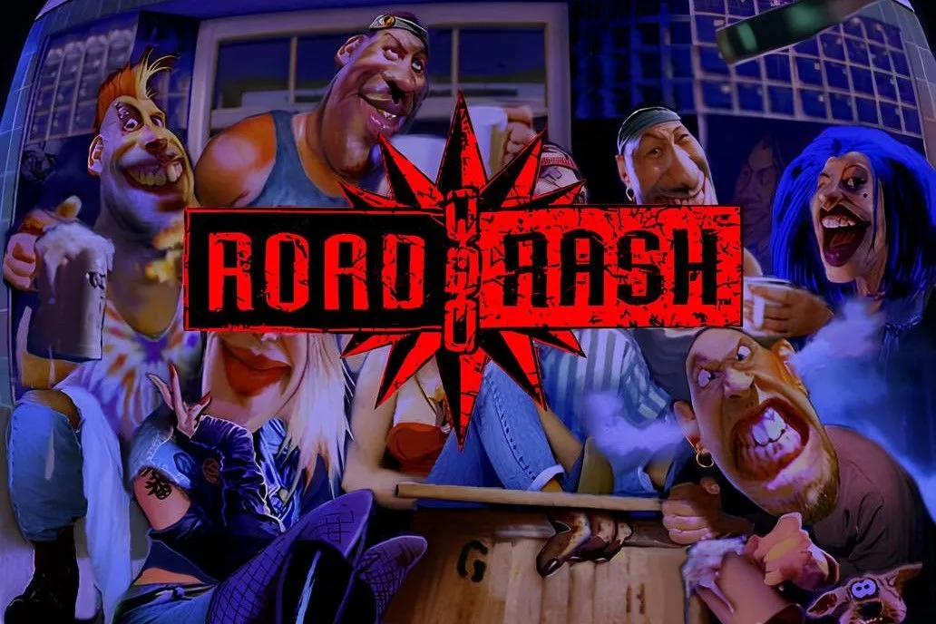 Màn hình menu của trò chơi đua xe Road Rash