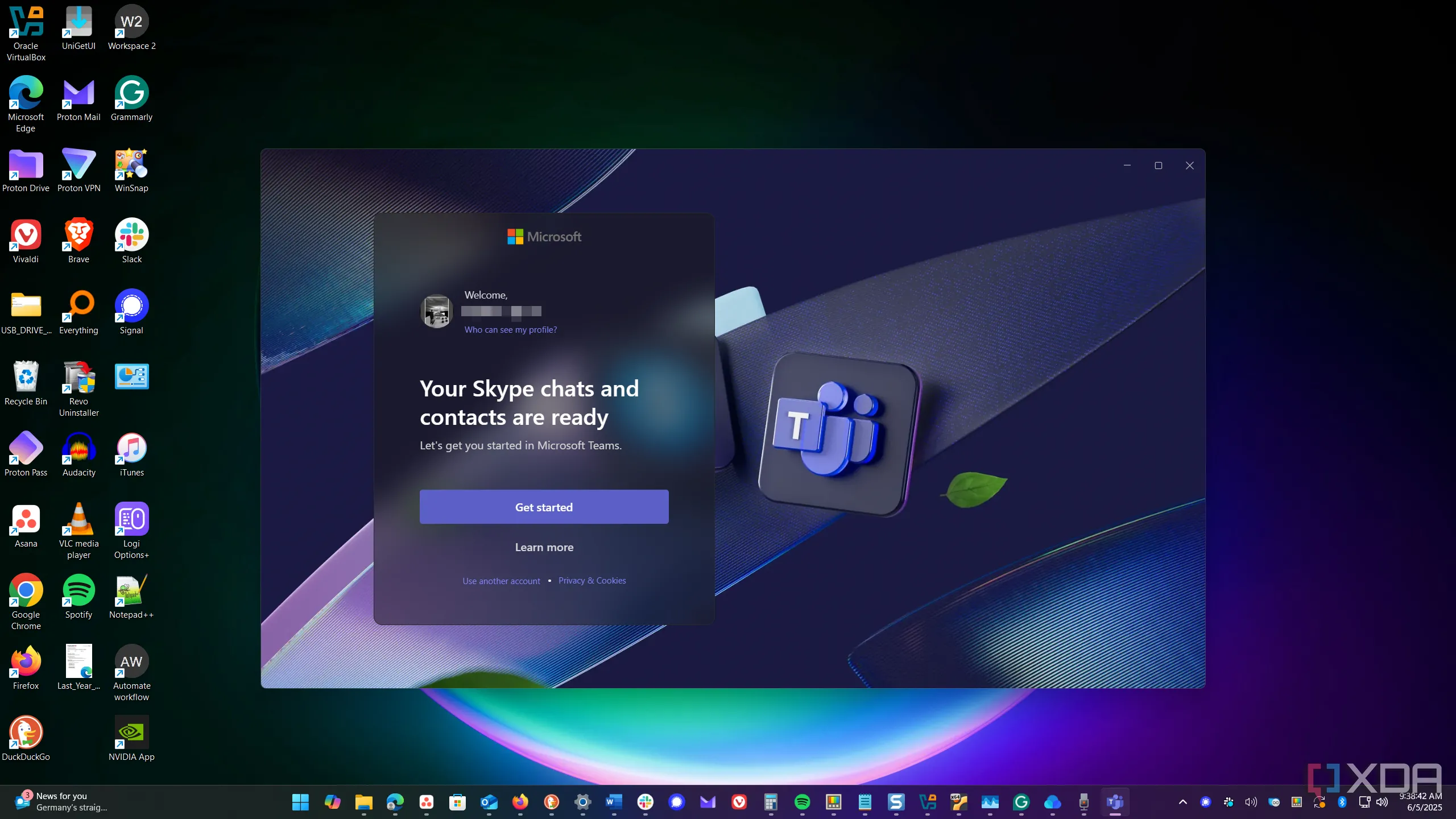 Màn hình Microsoft Teams đang chạy trên Windows 11, hiển thị giao diện gọi video hoặc cuộc họp