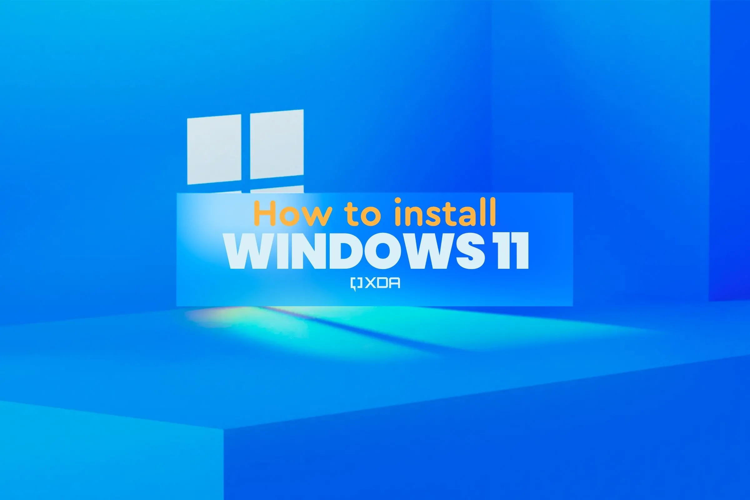 Màn hình nền Windows 11 với biểu tượng mặc định