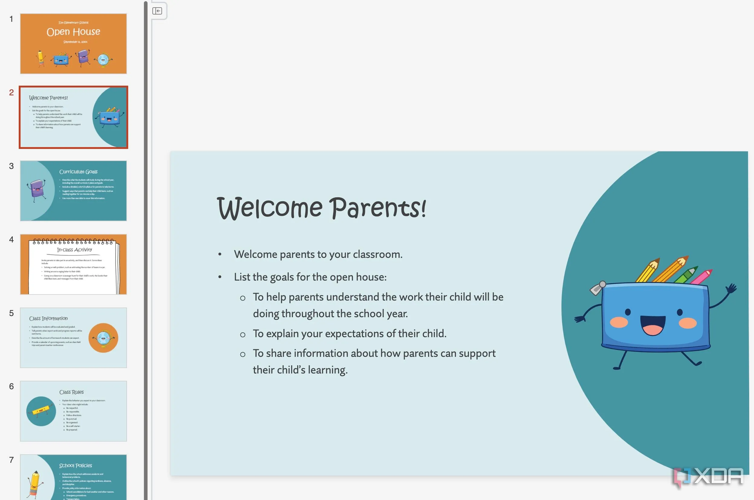 Mẫu thiệp mời sự kiện thiết kế trên PowerPoint với chủ đề tiệc hè, hình ảnh đồ uống và màu sắc tươi sáng