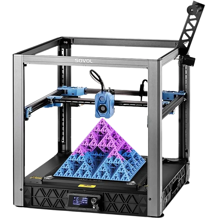 Máy in 3D Sovol SV08 Core-XY, minh họa kiến trúc CoreXY phổ biến trong các máy in 3D hiệu suất cao.