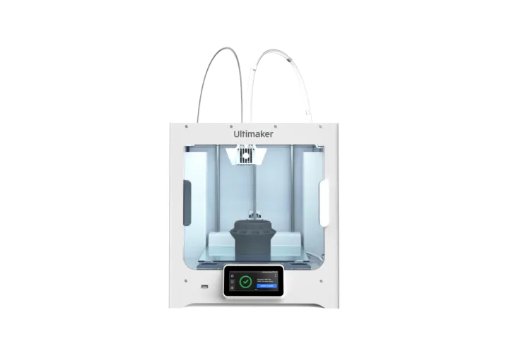 Máy in 3D Ultimaker S3, một mẫu mới hơn dựa trên nền tảng nguồn mở của Ultimaker.