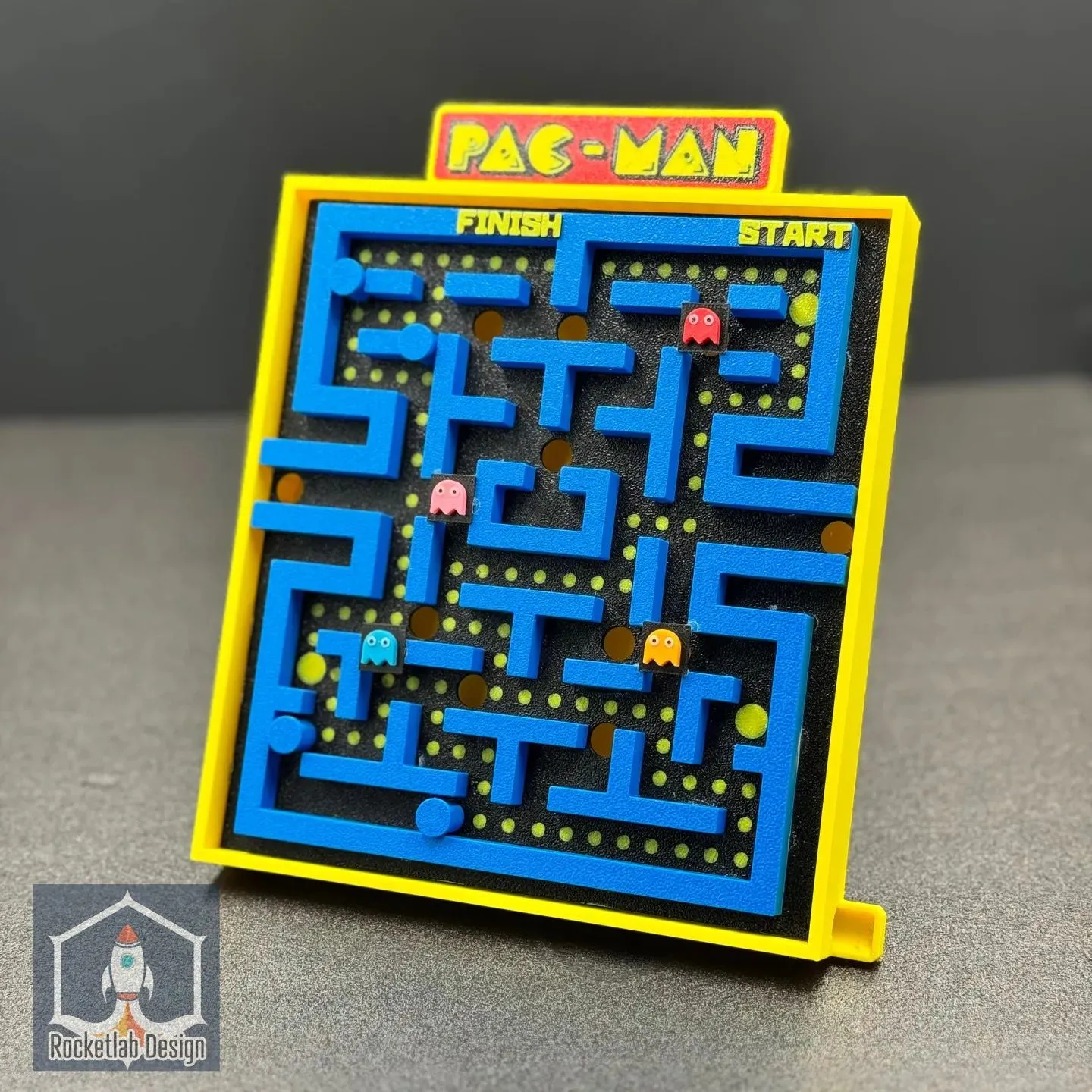 Mê cung bi Pac-Man in 3D cầm tay, thử thách sự kiên nhẫn và khéo léo để đưa bi qua mê cung