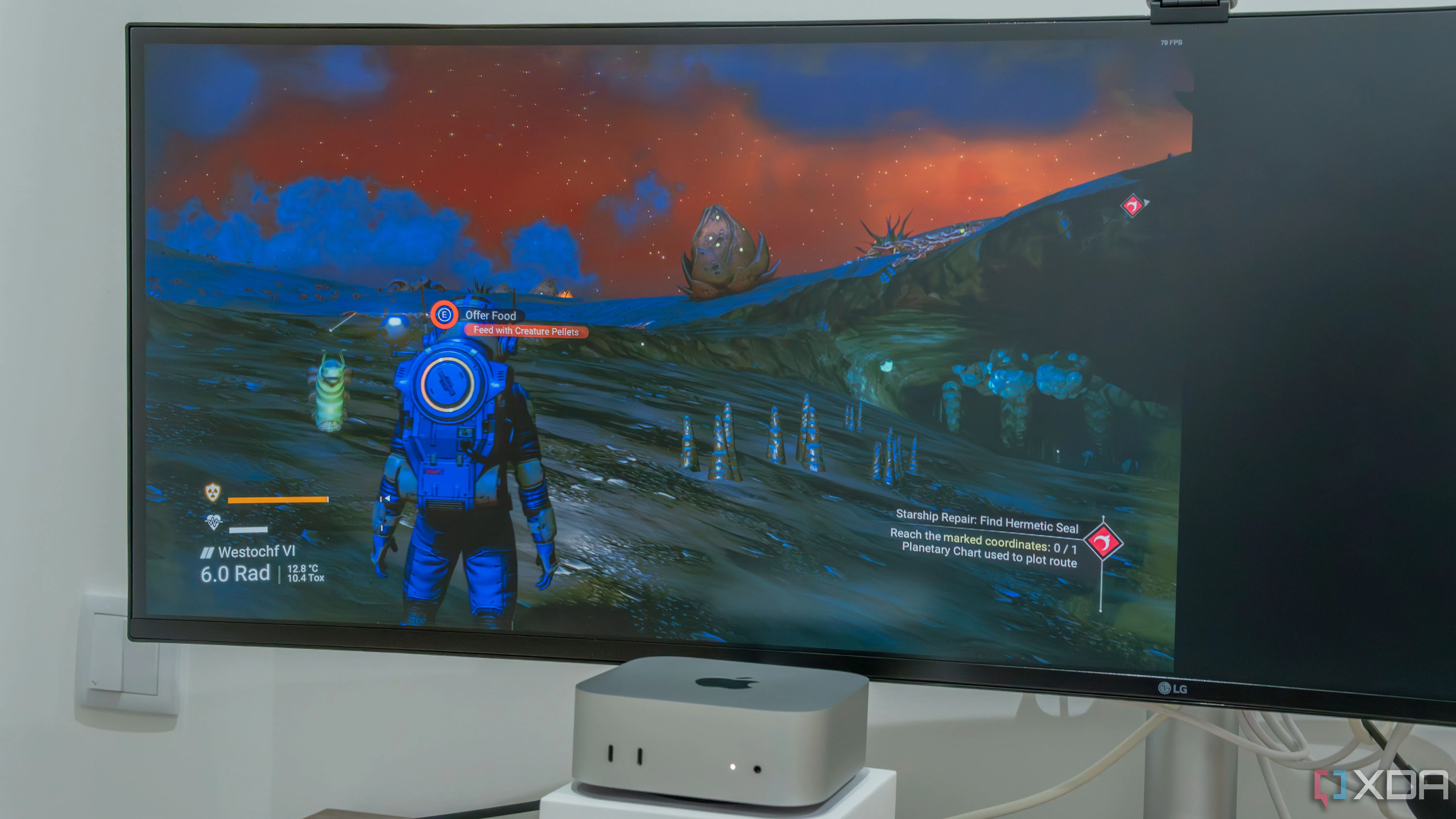 Minh họa một tựa game live-service đang hoạt động ổn định trên nền tảng Mac Mini.
