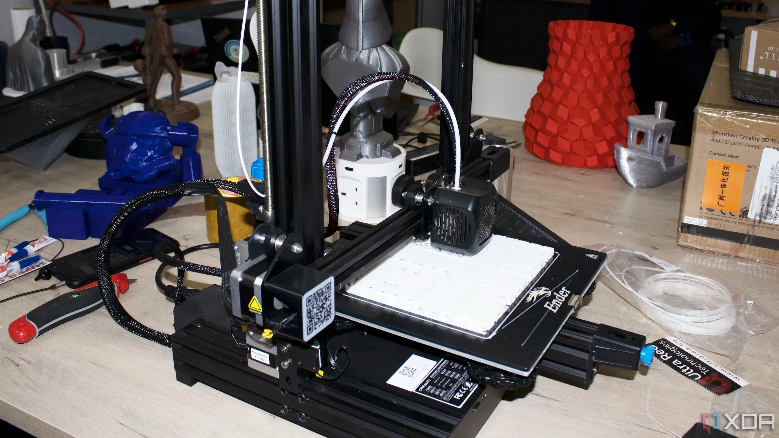 Mô hình tượng cú được quét 3D với chi tiết tinh xảo, minh họa độ chính xác cao của Revopoint MetroX
