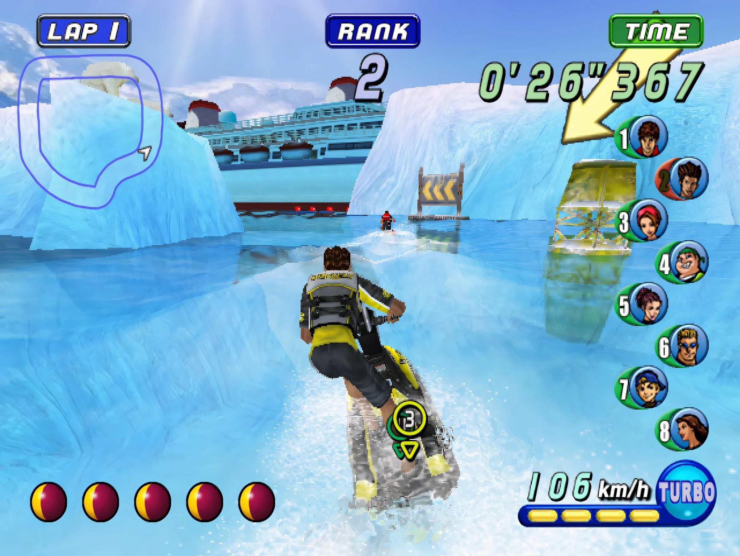 Môi trường đồ họa và hiệu ứng sóng biển ấn tượng của Wave Race: Blue Storm