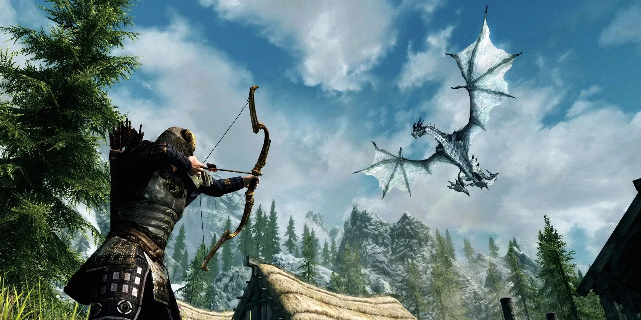 Một cảnh trong game Skyrim