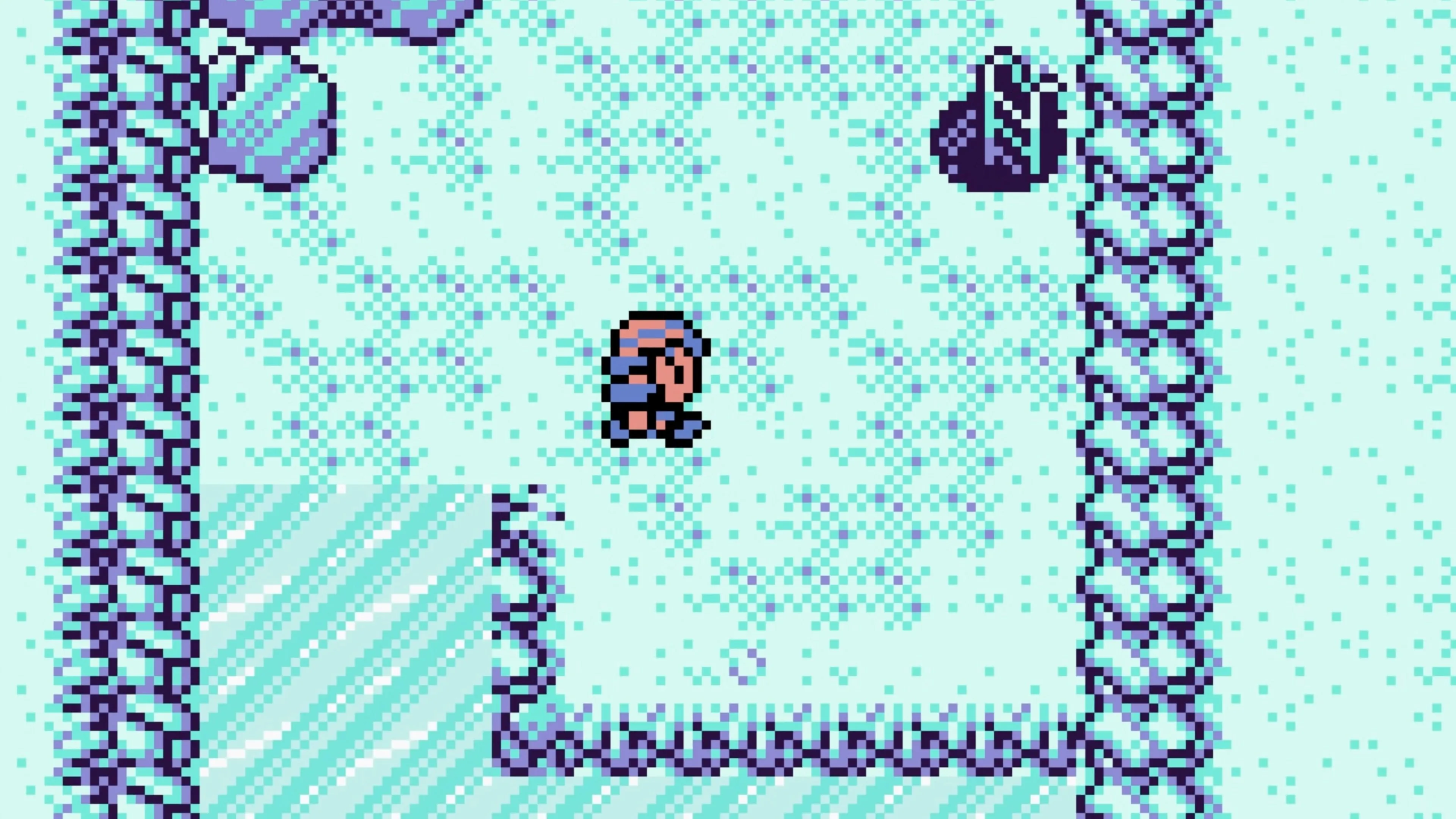 Một cảnh tương tác với NPC trong Pokémon Prism, cho thấy cốt truyện mới và các đoạn hội thoại.