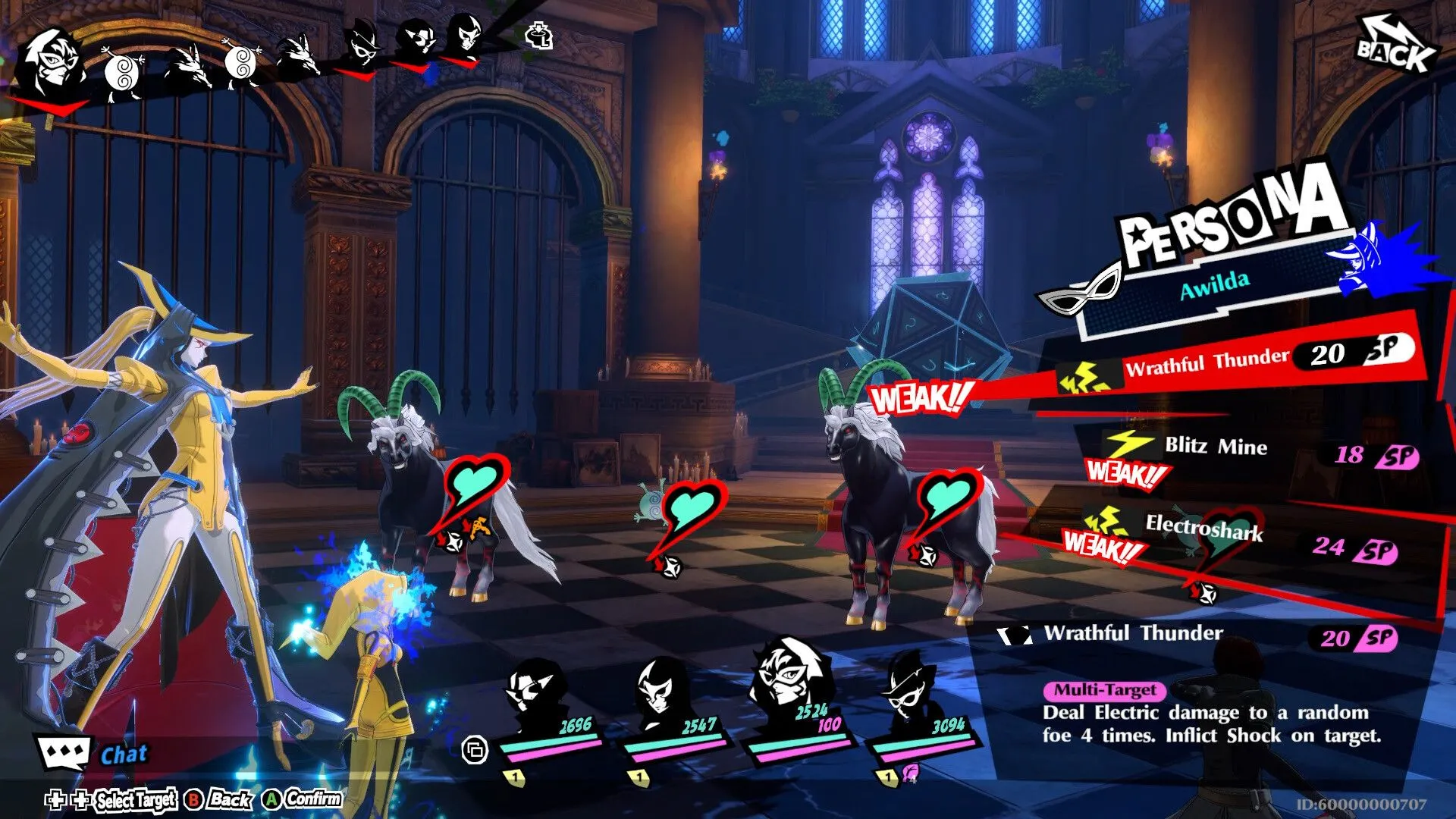 Một đoạn cắt cảnh trong cốt truyện của Persona 5: The Phantom X