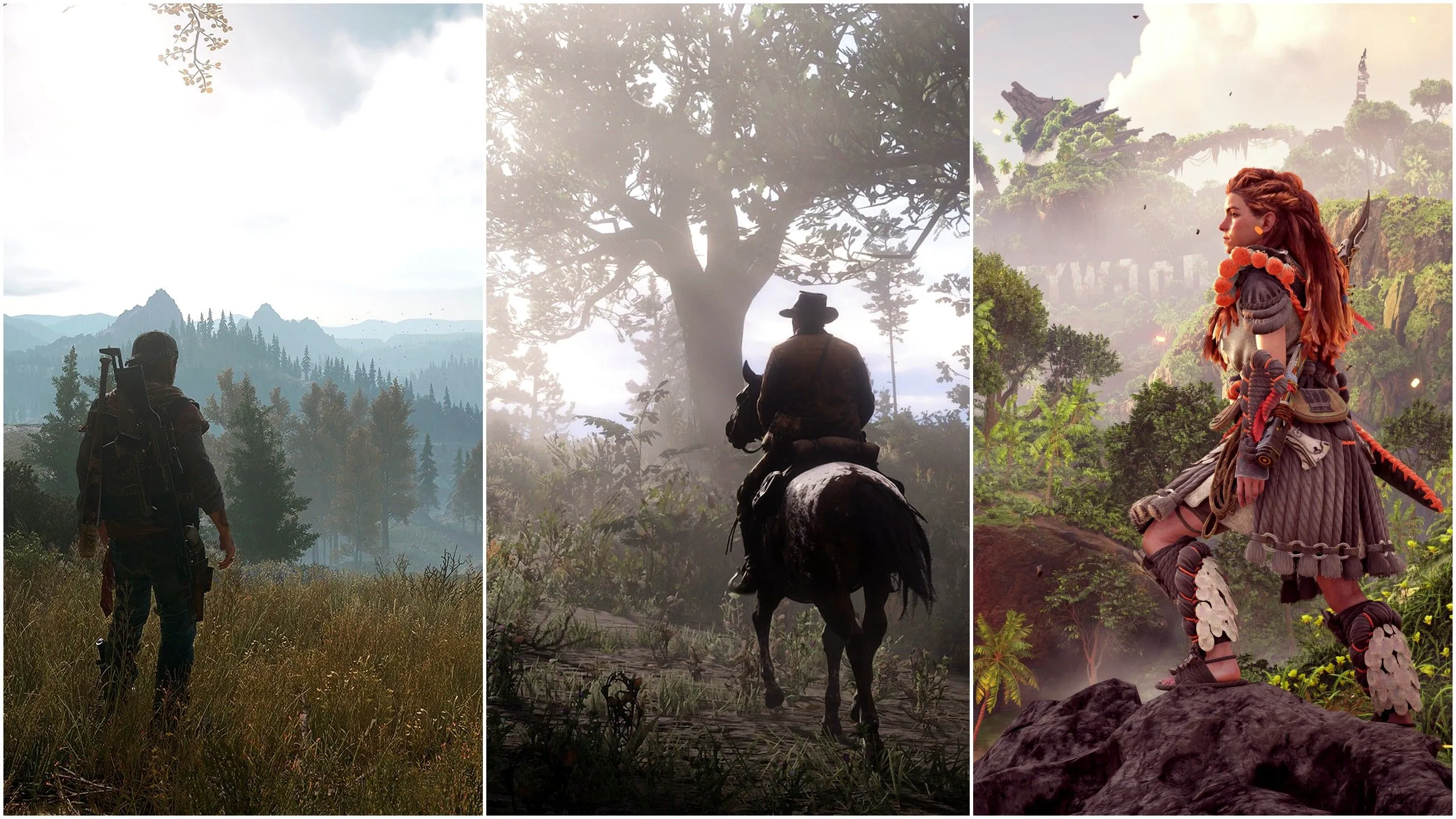 Một số tựa game thế giới mở trên PC gợi nhớ Death Stranding 2, liên quan đến đoạn so sánh cốt truyện trả thù trong Ghost of Yotei với các game tương tự.