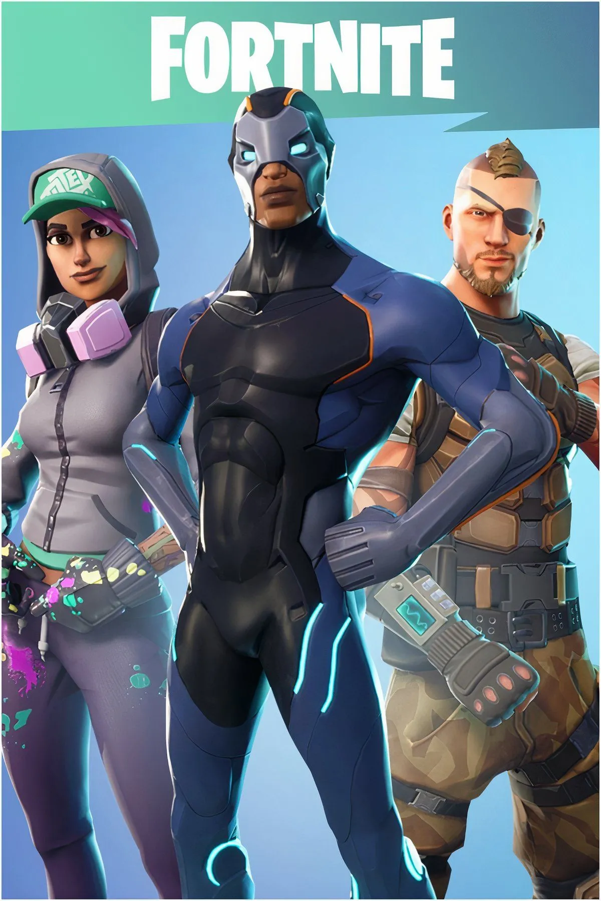 Người chơi nhảy dù xuống hòn đảo Fortnite Battle Royale trong một mùa giải mới