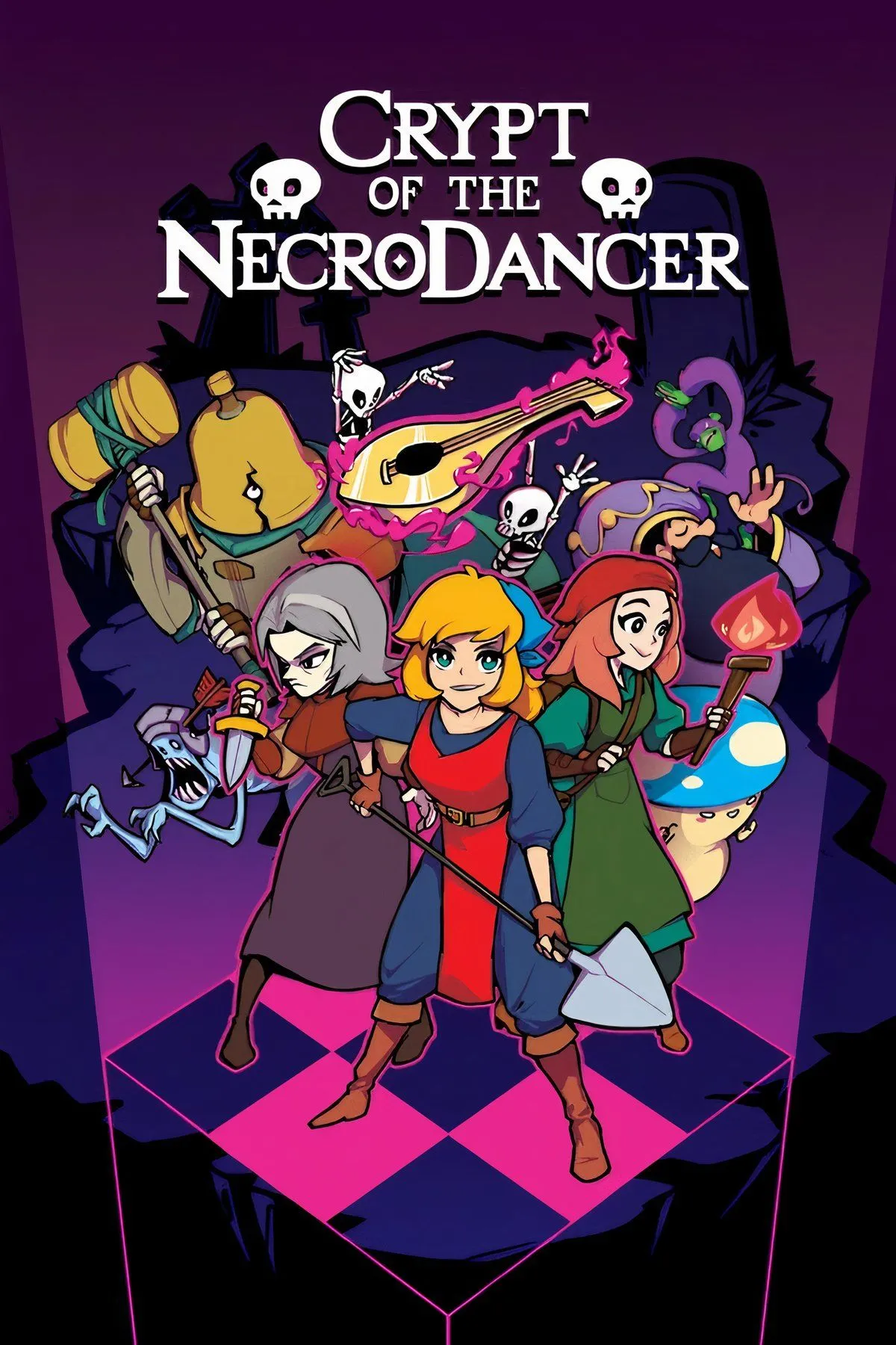 Nhân vật chiến đấu theo nhịp điệu âm nhạc trong hầm ngục của Crypt of the NecroDancer, game roguelike độc đáo