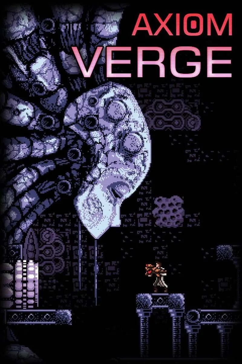 Nhân vật Trace trong Axiom Verge với thiết kế khoa học viễn tưởng