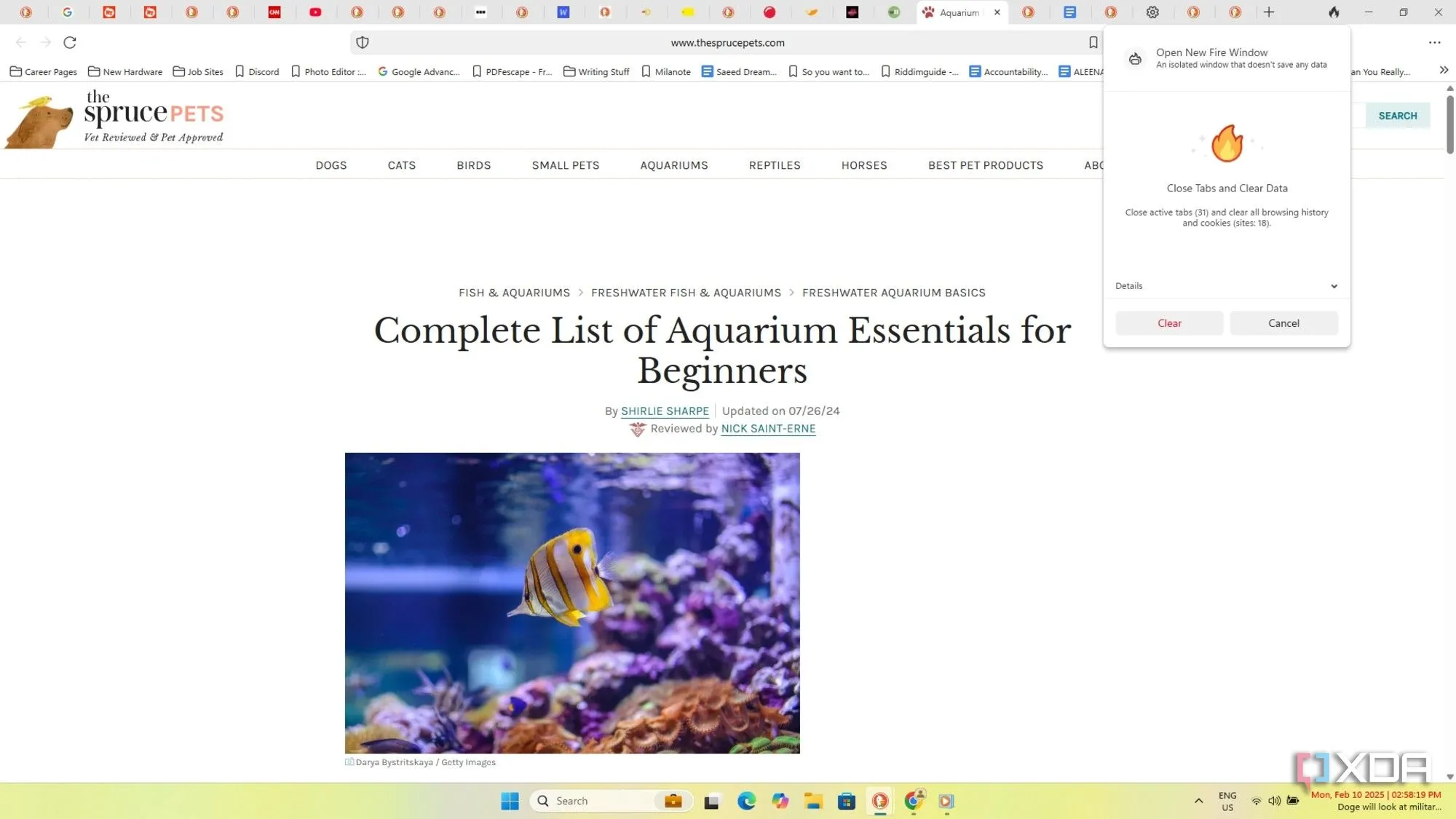 Nút Fire của DuckDuckGo cho phép xóa ngay lập tức lịch sử duyệt web và các tab đã mở