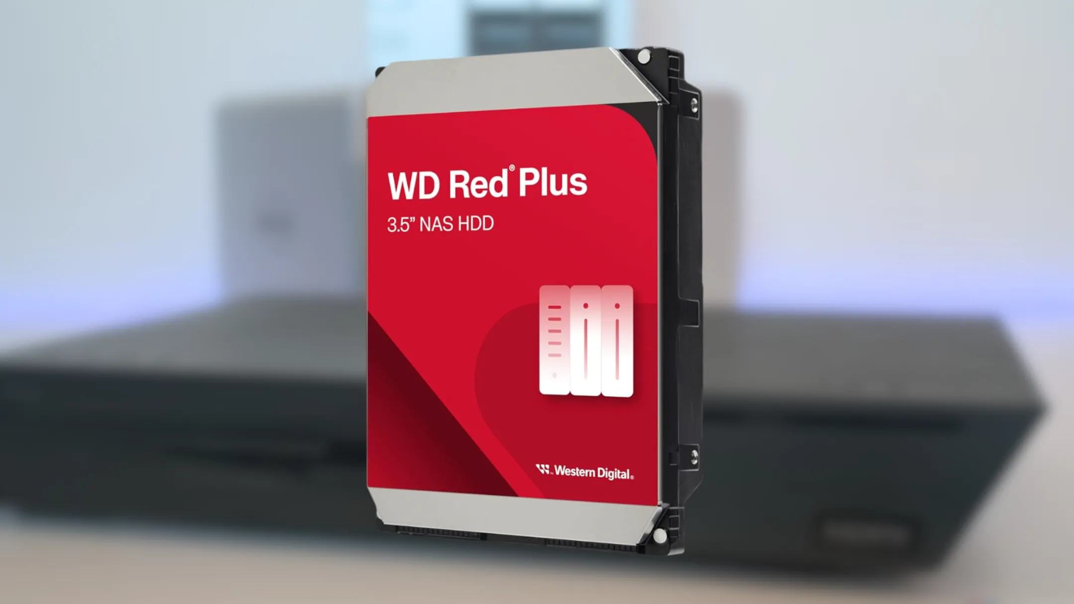 Ổ cứng HDD Western Digital WD Red Plus chuyên dụng cho hệ thống NAS