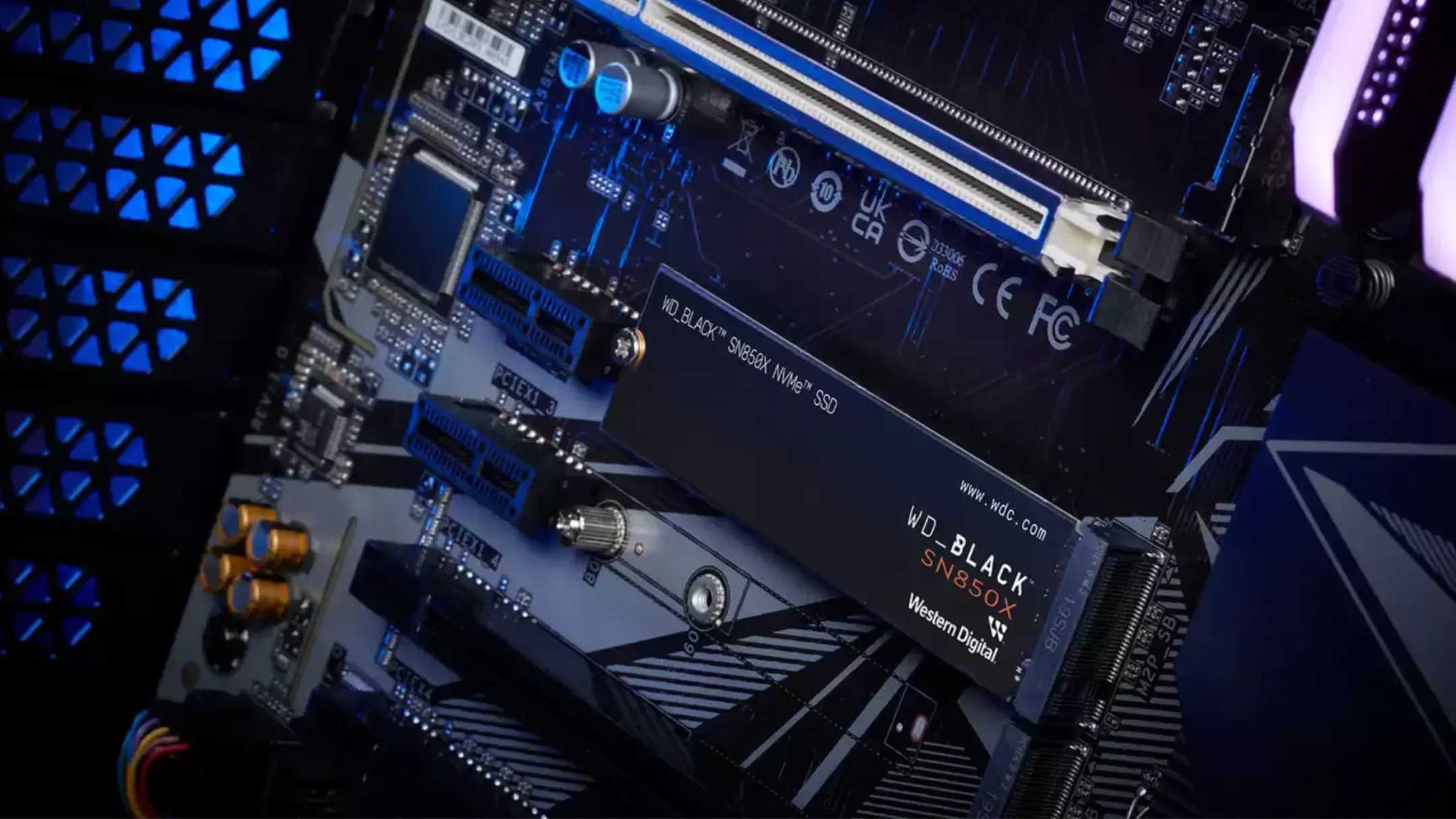 Ổ cứng SSD NVMe WD_BLACK SN850X 8TB gắn trên bo mạch chủ, cần chuyển đổi sang GPT để bật Resizable BAR